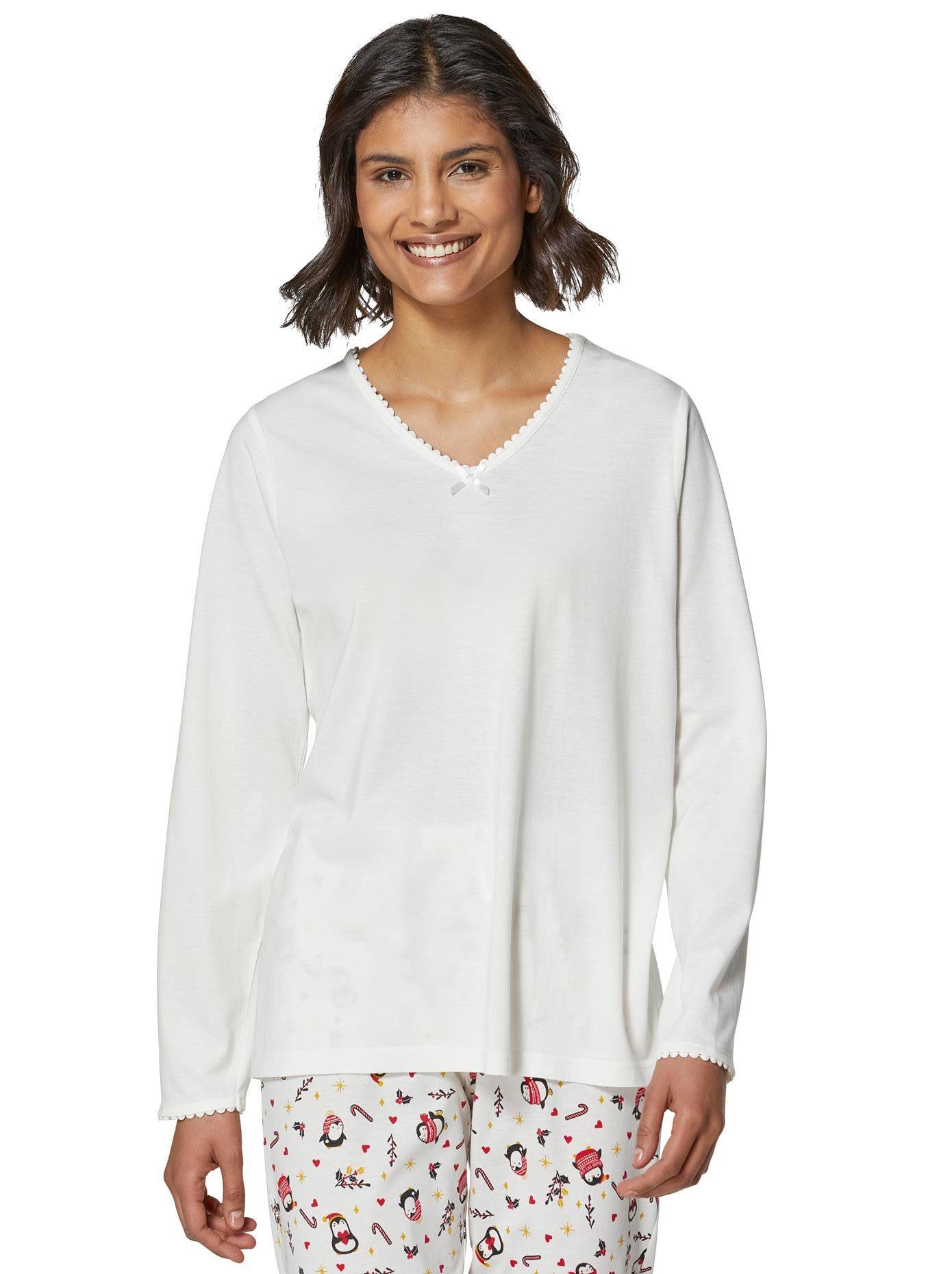 wäschepur Pyjama top Pyjamashirt (1-delig)