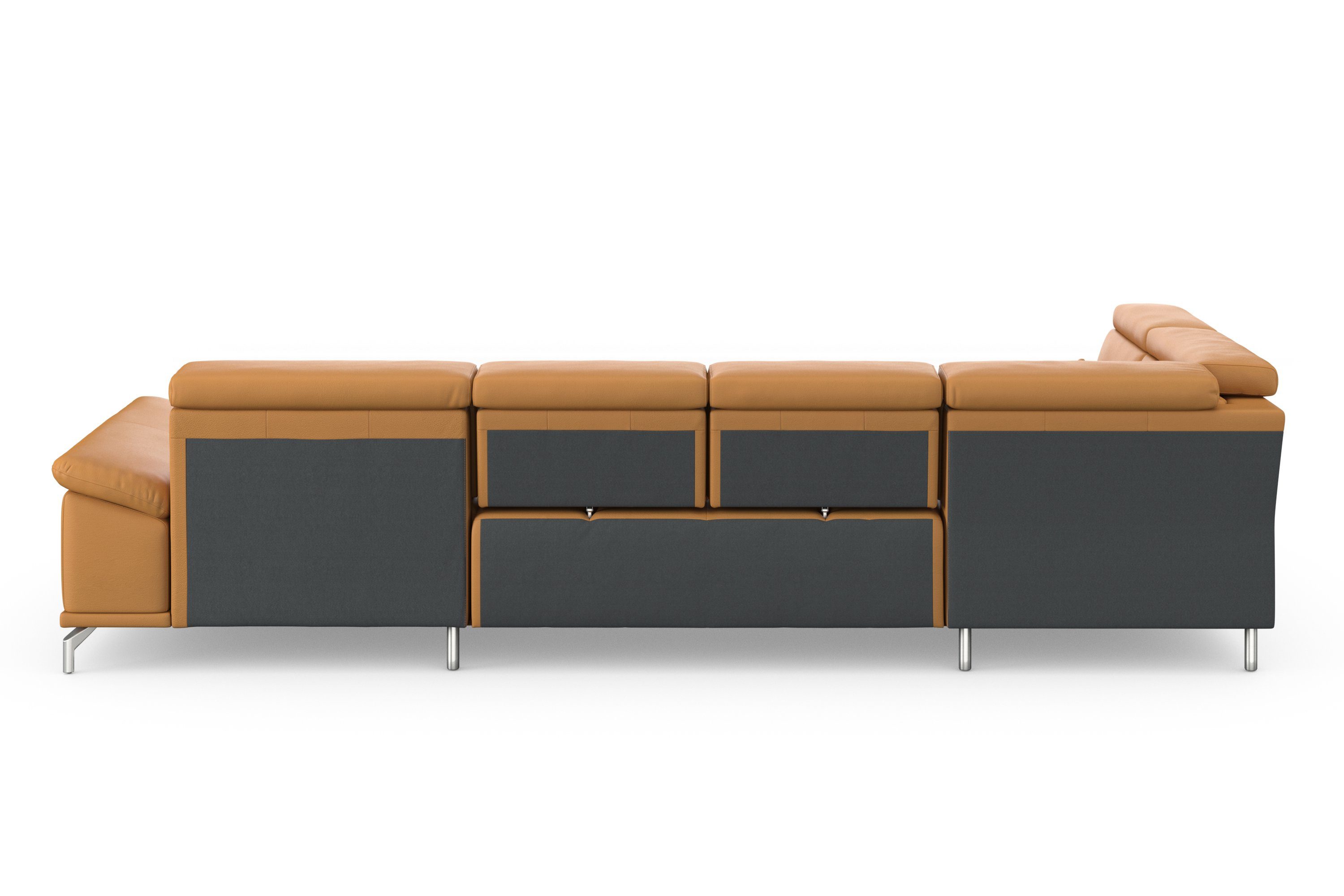 sit&more Zithoek Cabrio U-vorm, met zitdiepteverstelling, arm- en hoofdsteunverstelling