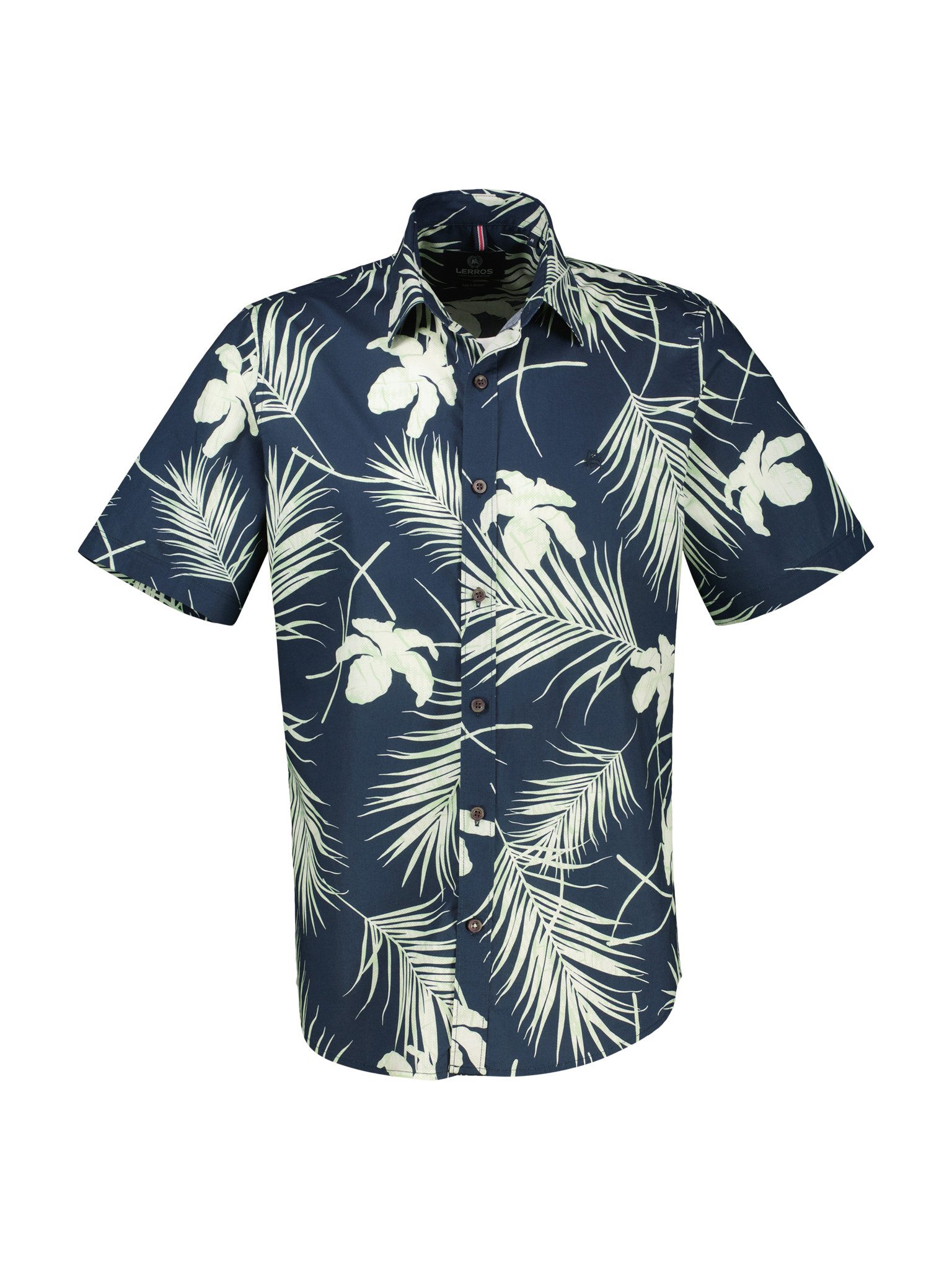 Lerros Overhemd met korte mouwen met print all-over