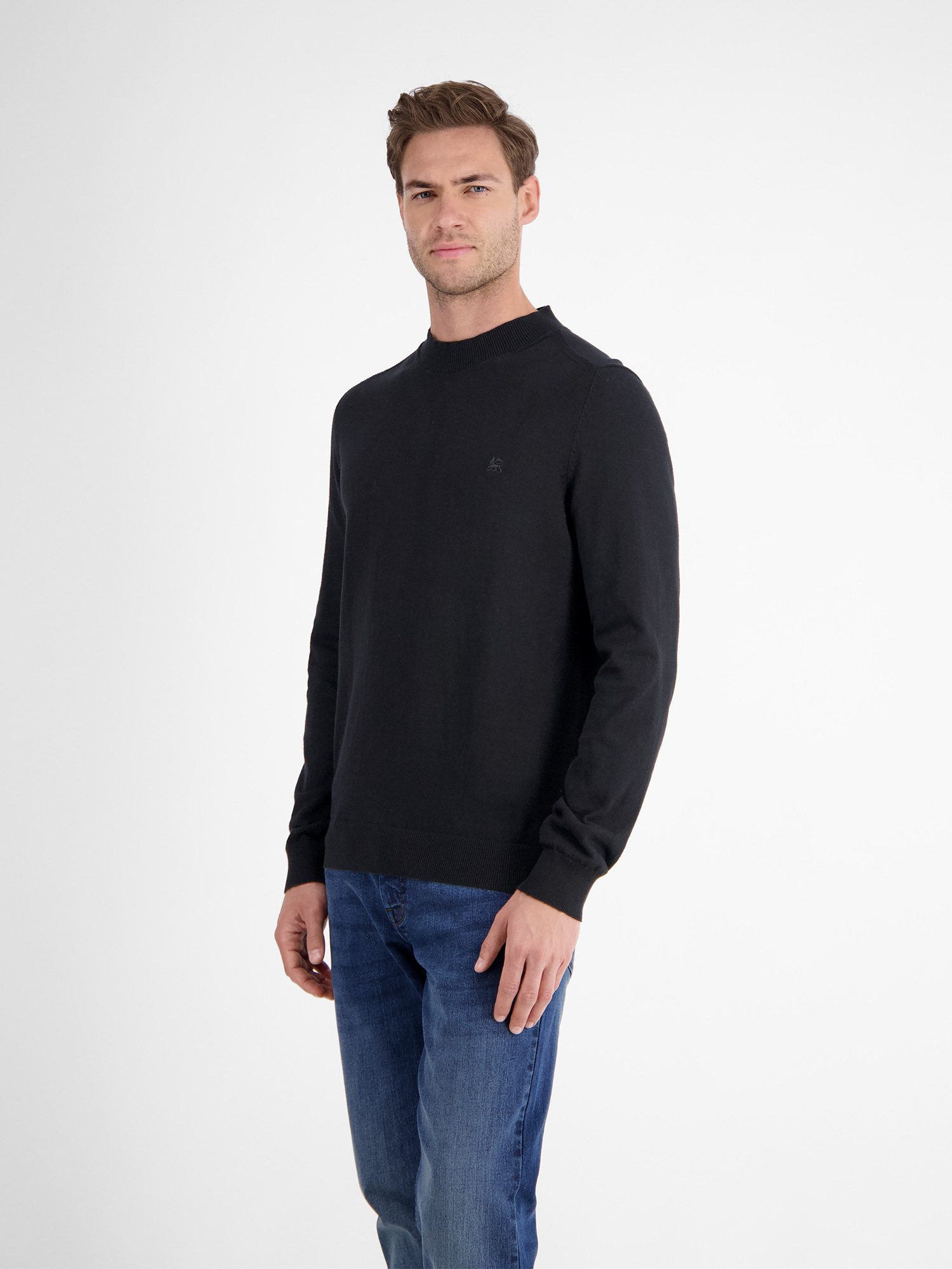 Lerros Gebreide trui LERROS Heren-trui met turtleneck