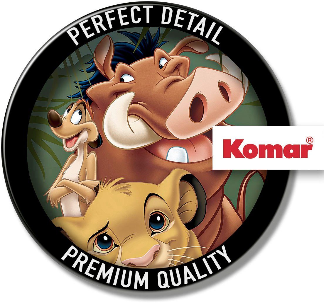 Komar Wanddecoratie Lion King Carefree Trio Wanddecoratie voor de kinderkamer - zonder lijst (1 stuk)