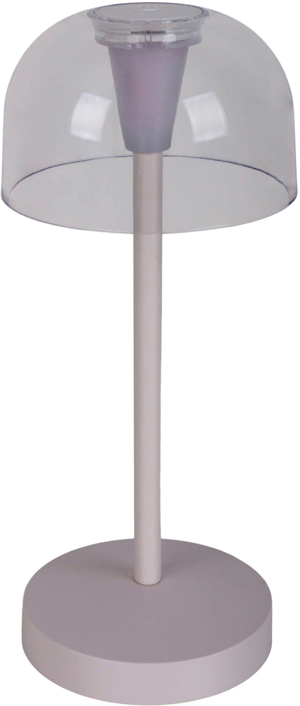 näve Led-tafellamp Gomba 18,5 cm 2-delig set, oplaadbaar, usb-kabel, geheugenfunctie, traploos dimbaar (2 stuks)