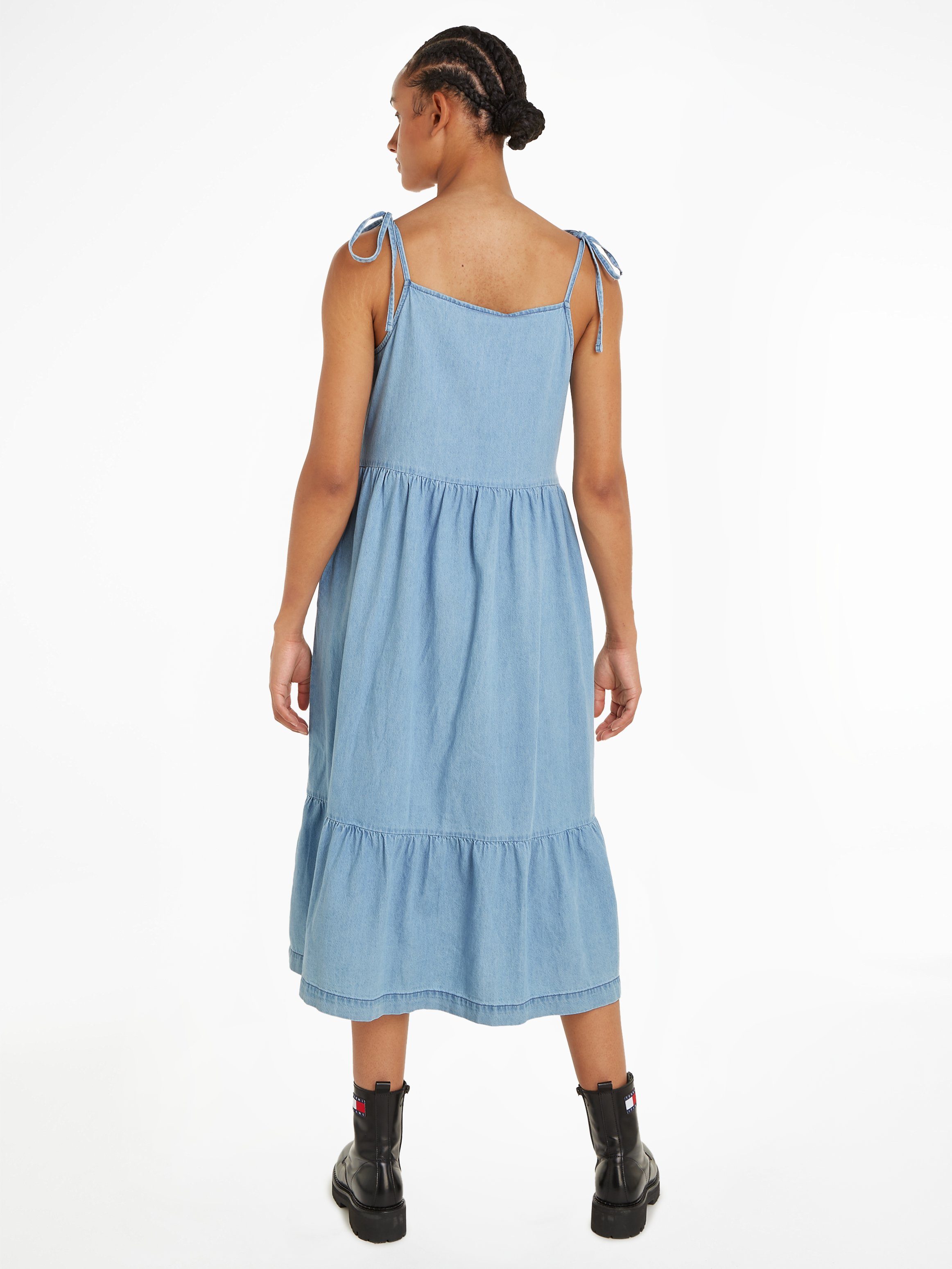 Tommy Jeans Curve Blousejurk TJW CHAMBRAY DRESS EXT