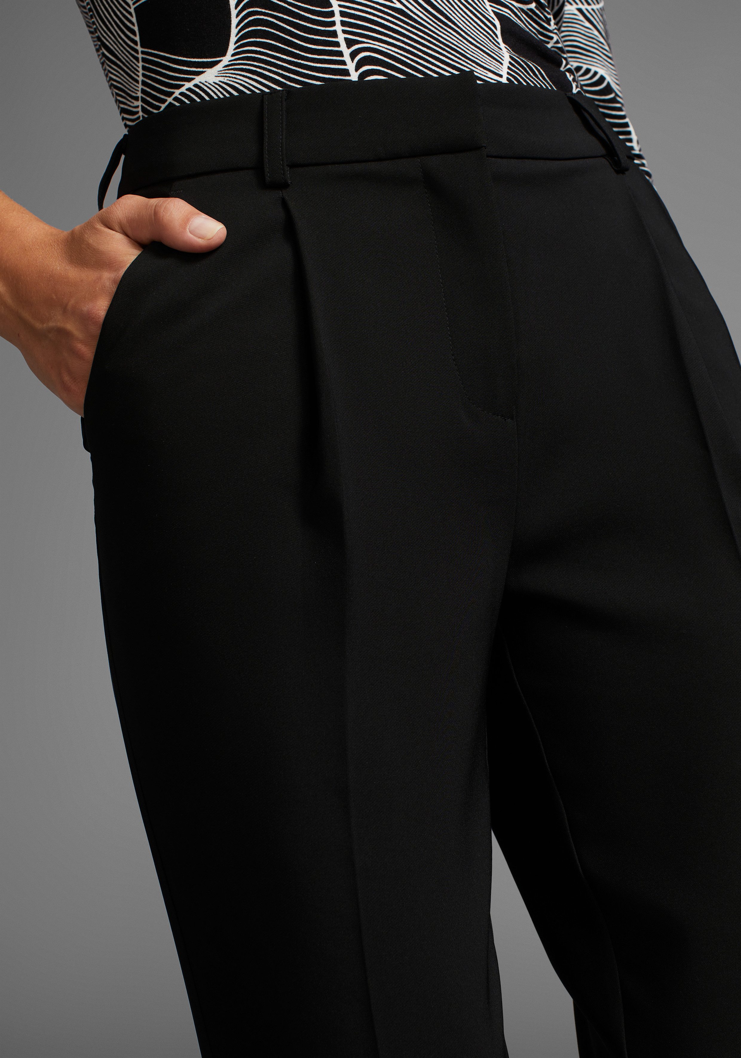 HECHTER PARIS Pantalon met smalle pijpen