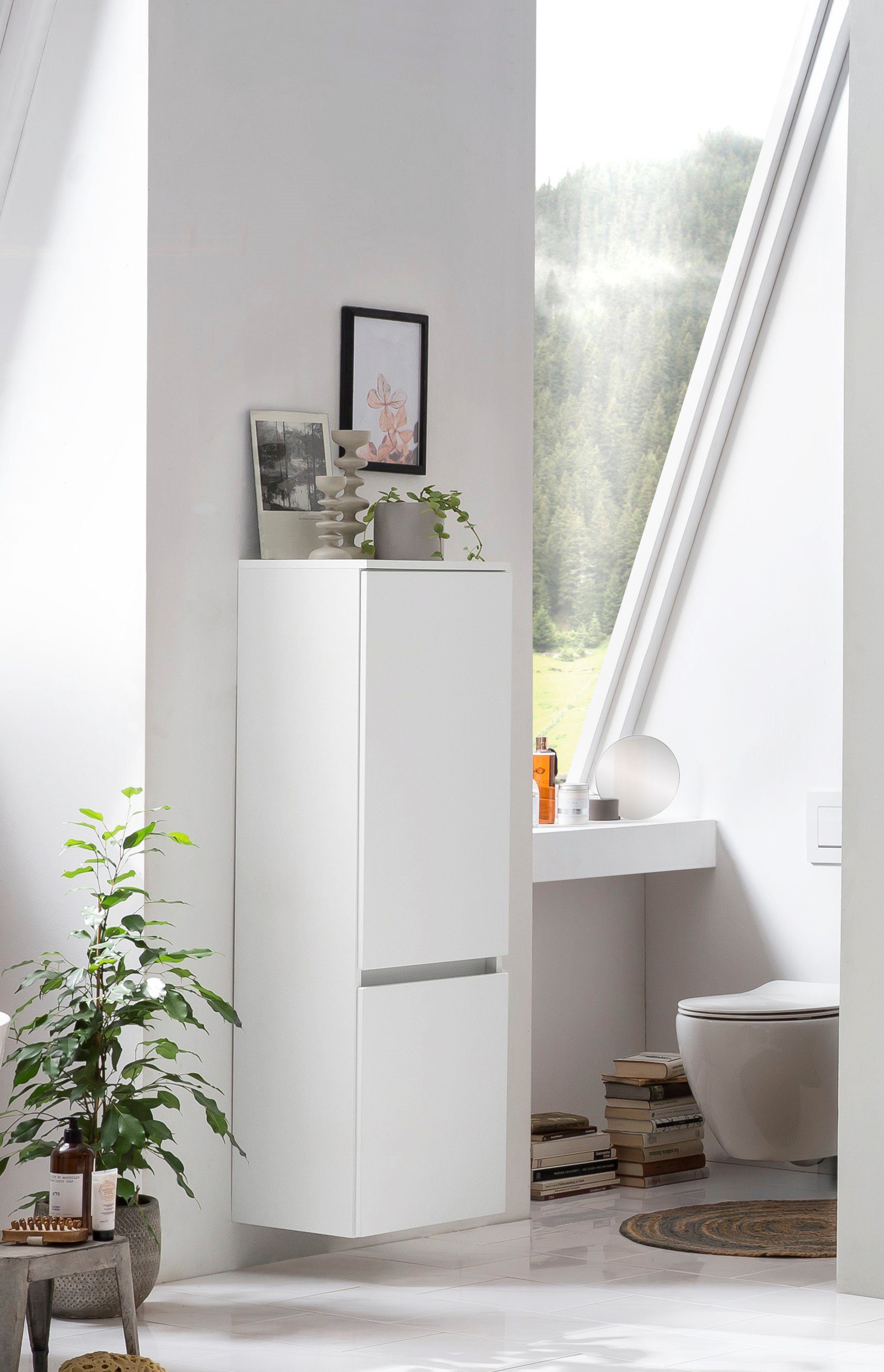 welltime Halfhoge kast Kaunas 40 cm breed, met soft-close functie