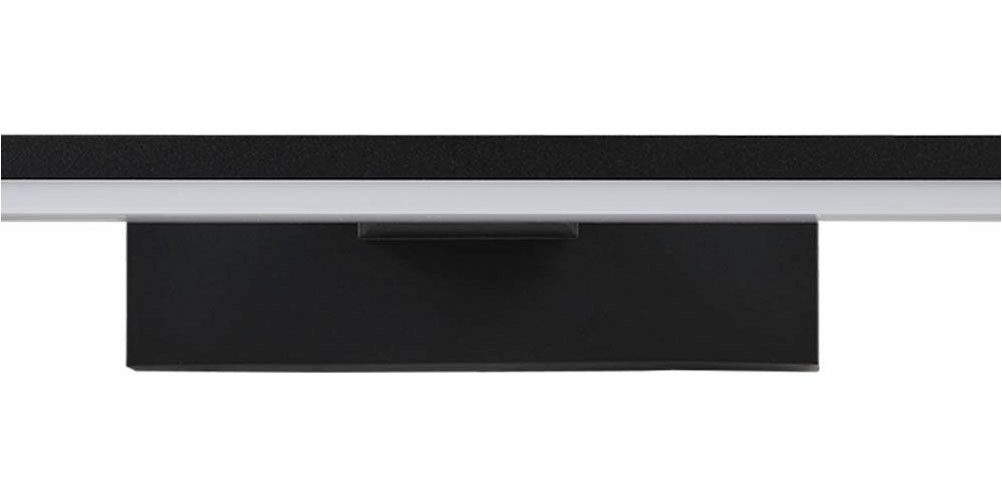 EGLO Spiegellamp PANDELLA 1 Wandlamp, LED spiegel lamp, lamp in zwart, wit, IP44, L 60 cm (1 stuk)