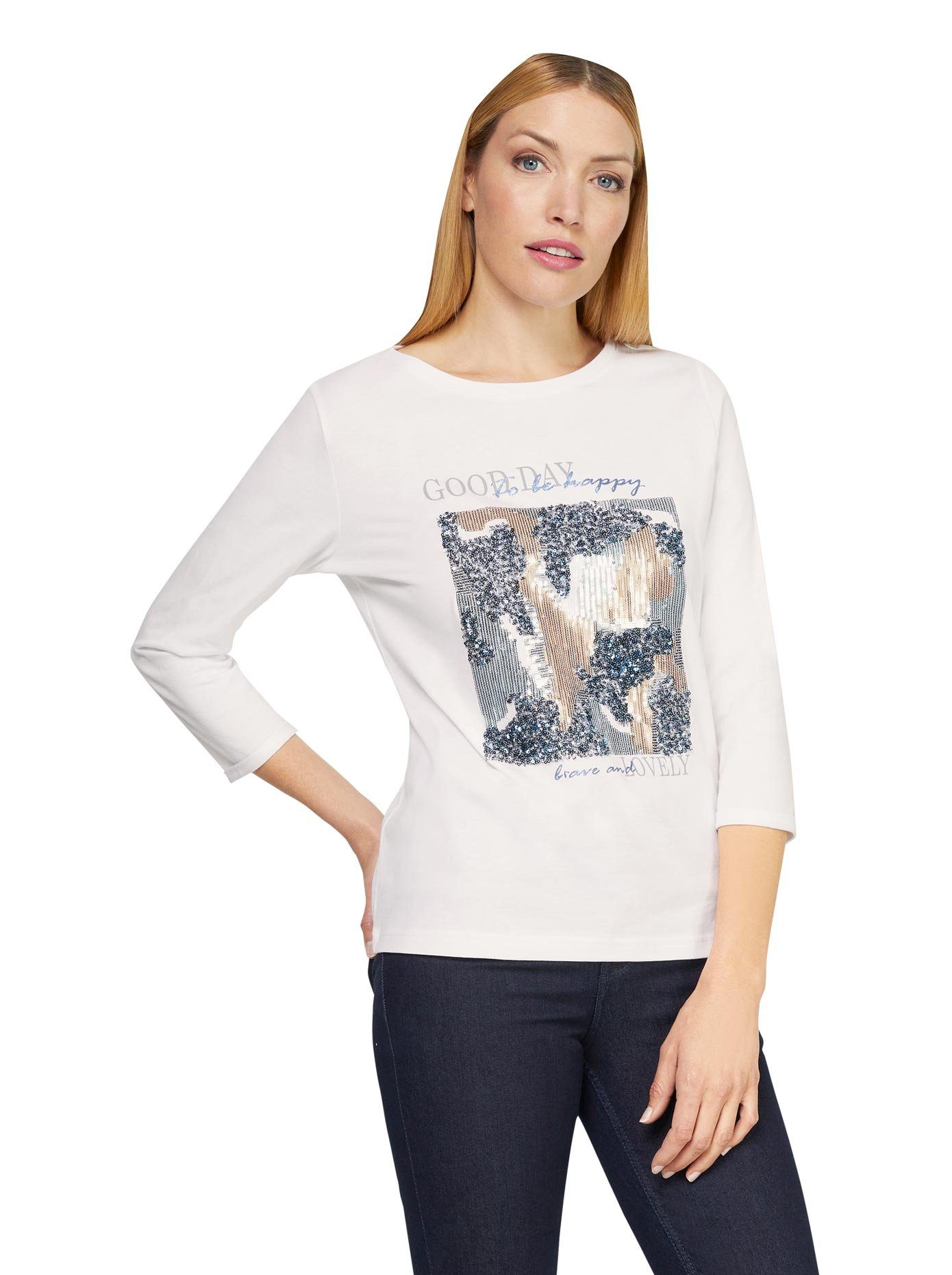 heine Shirt met 3/4-mouwen Shirt (1-delig)