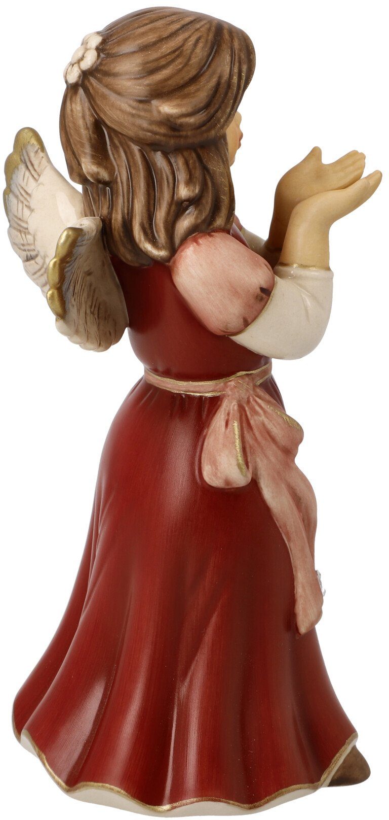 Goebel Engelfiguur Hemelboodschappers, kerstversiering rood