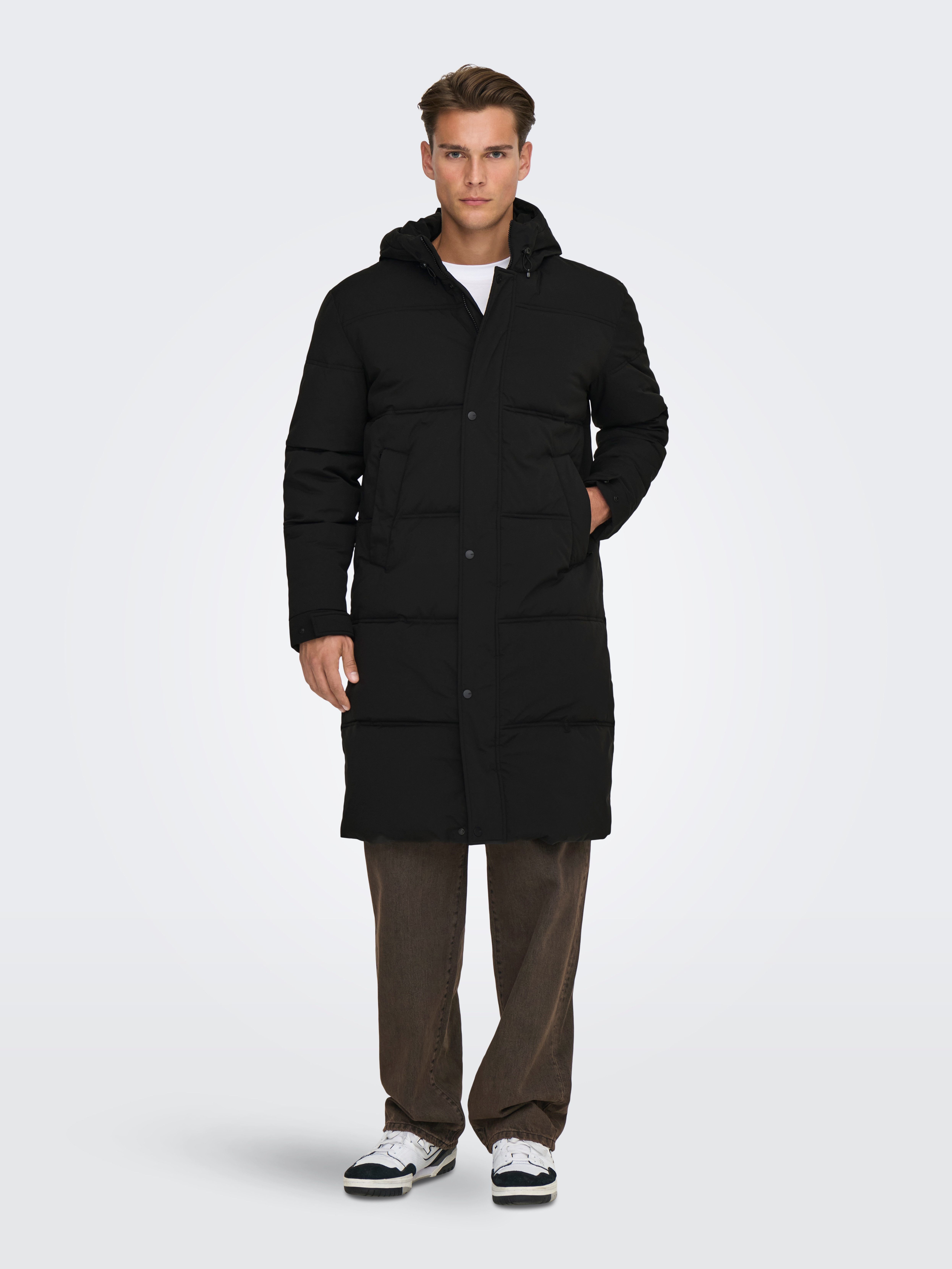 ONLY & SONS Gewatteerde jas ONSSEUL LONG PUFFER OTW