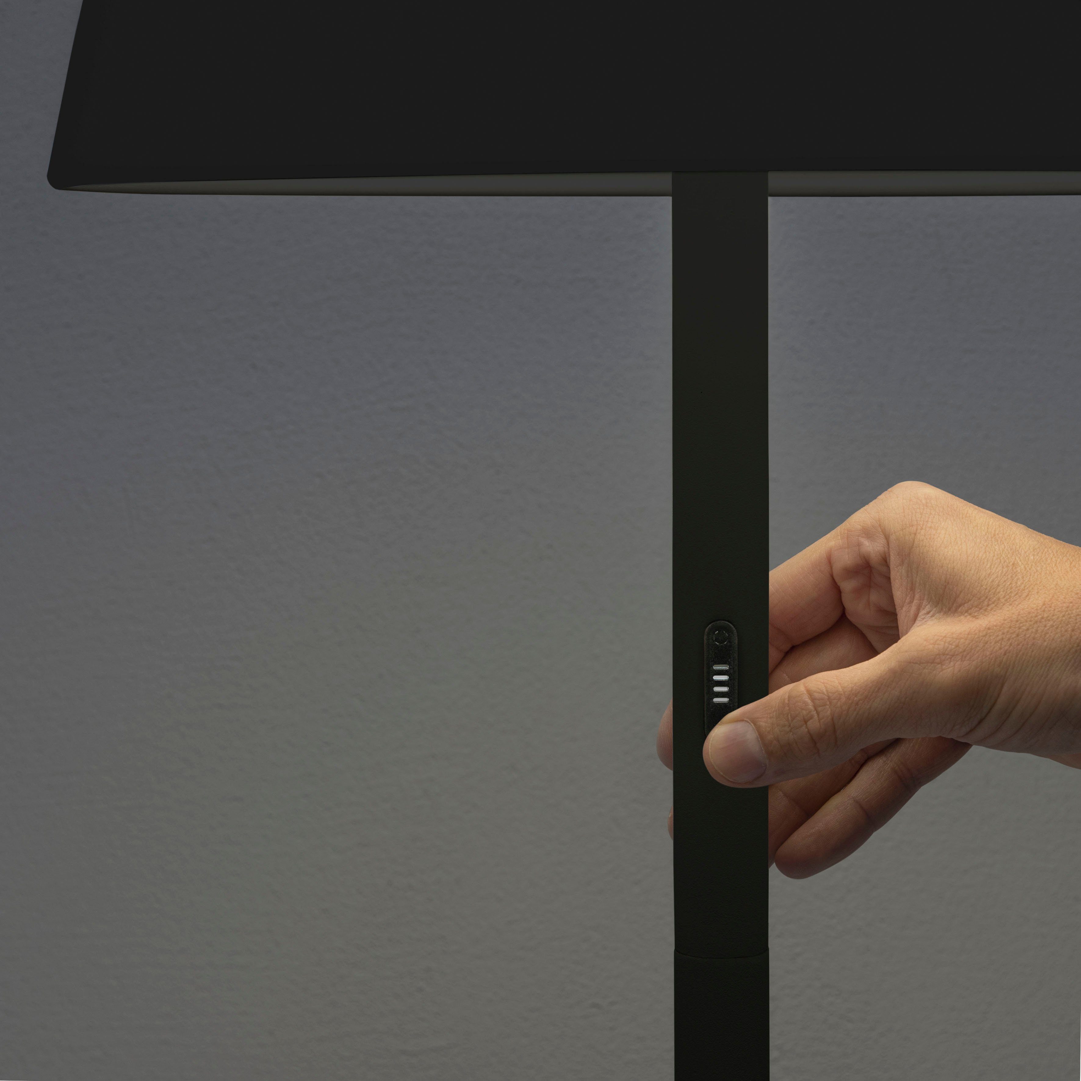 KONSTSMIDE Led-staande lamp Pomezia Pomezia LED USB-vloerlamp, 2700K/3000K/4000K, dimbaar (2 stuks)