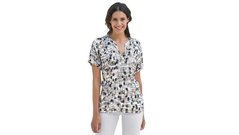 Classic Inspirationen blouse in soepelvallende viscosekwaliteit