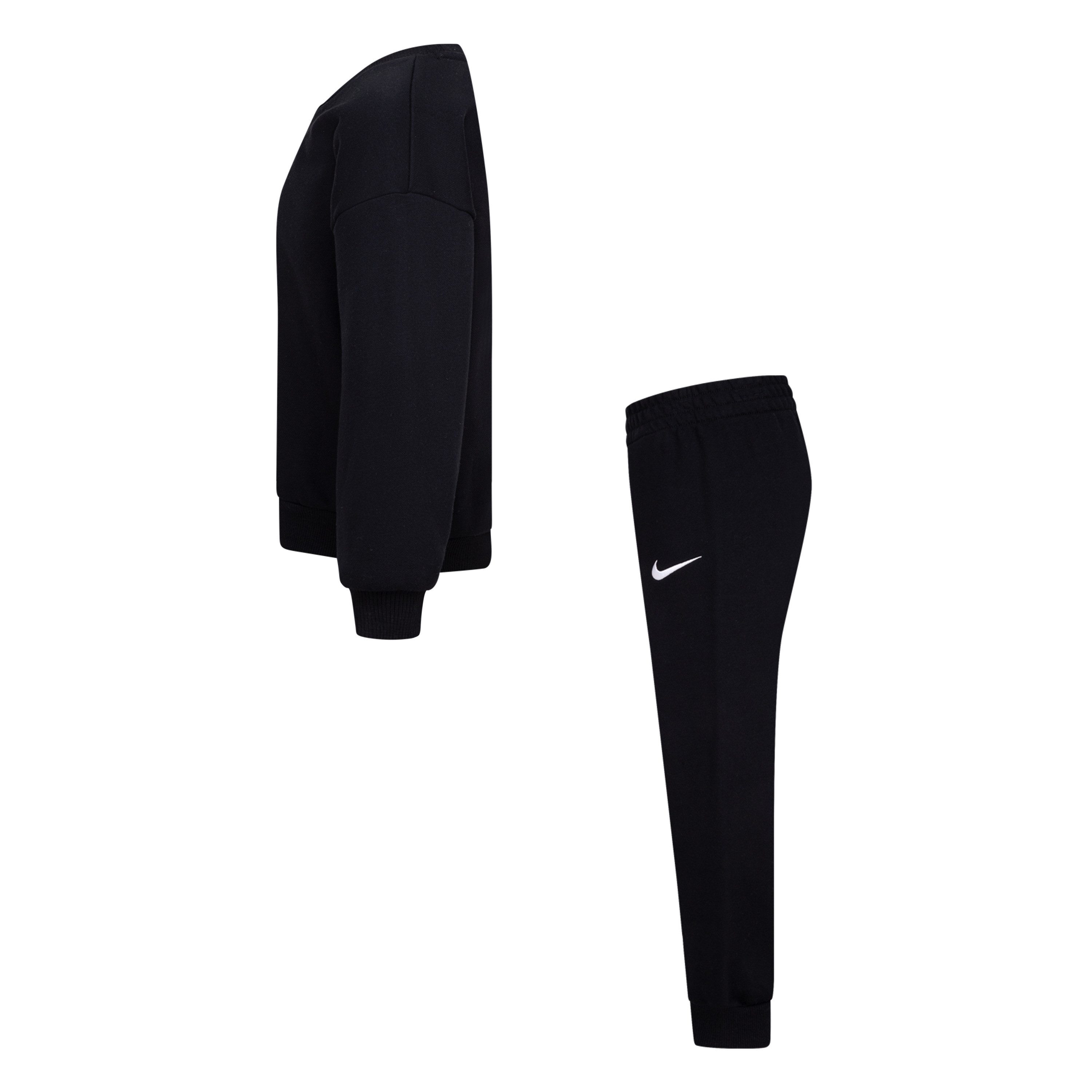 Nike Sportswear Joggingpak NKN ESSENTIAL FLEECE CREW SET (2-delig)