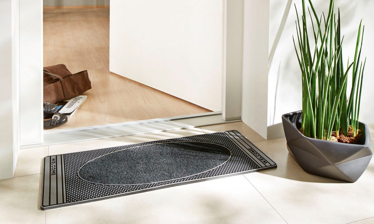 Home2Fashion Mat CenterClean smalle inloopmat, slijtvast, geschikt voor binnen en buiten