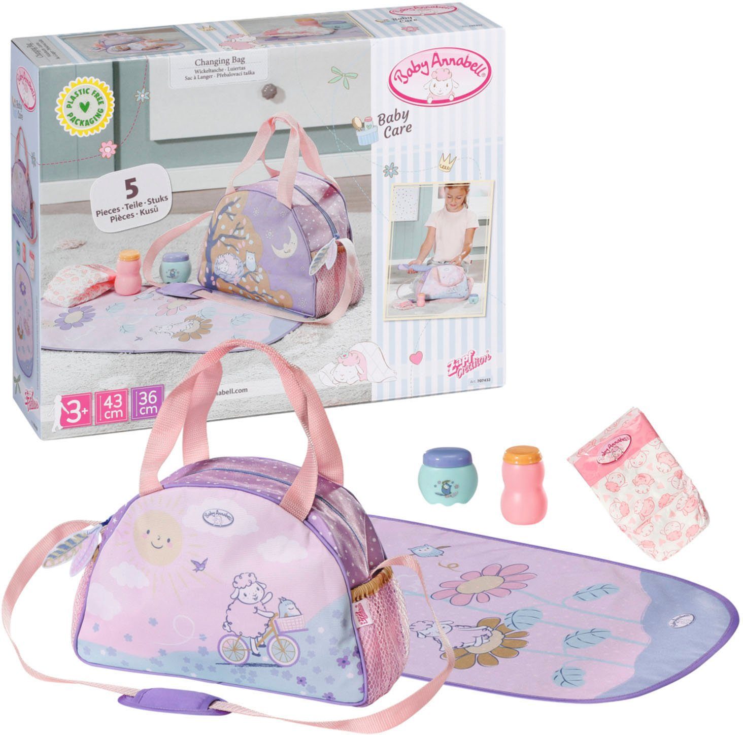 Baby Annabell Luiertas voor poppen met toebehoren