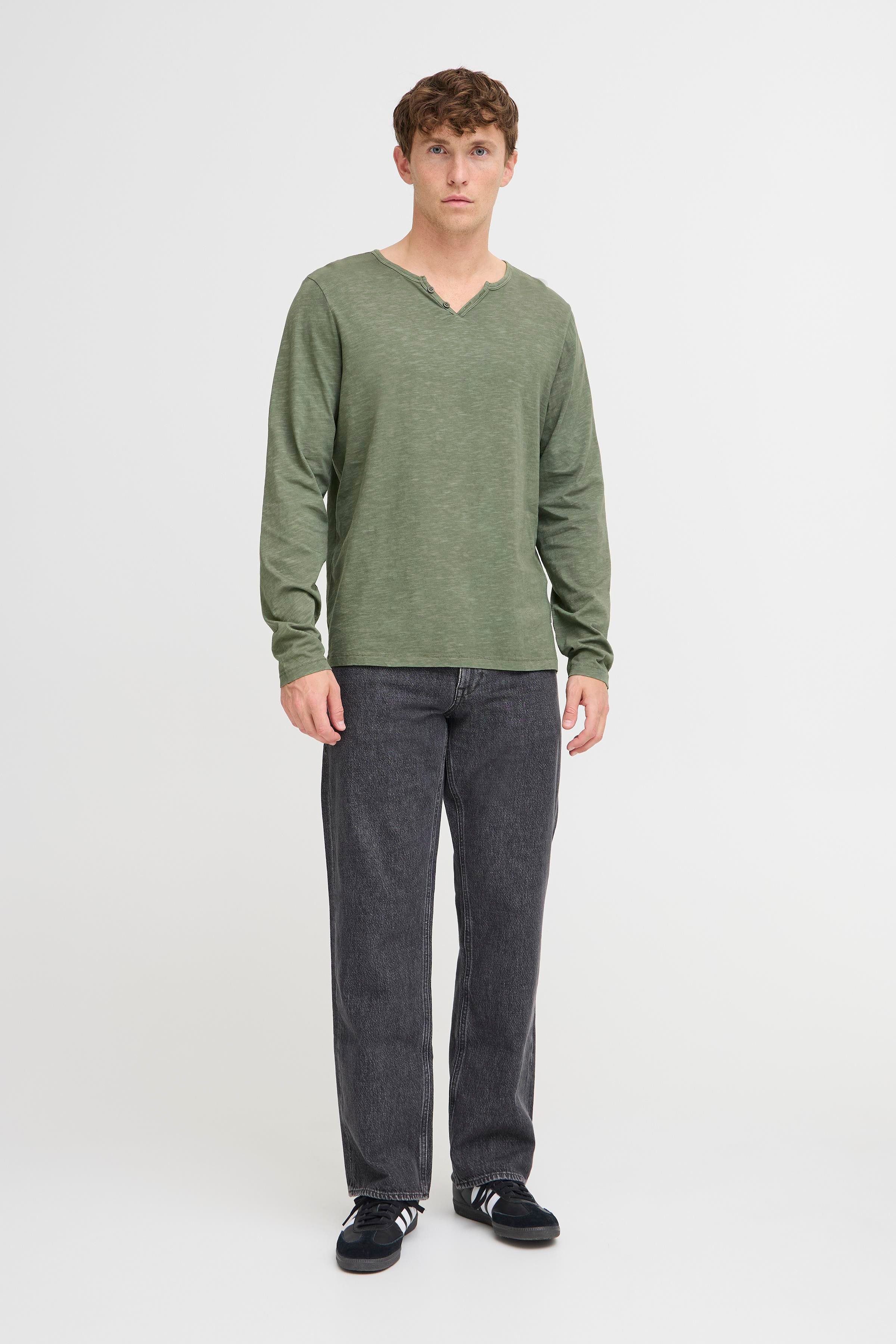 Blend T-shirt BHIVALDE SPILT NCK L/S TEE