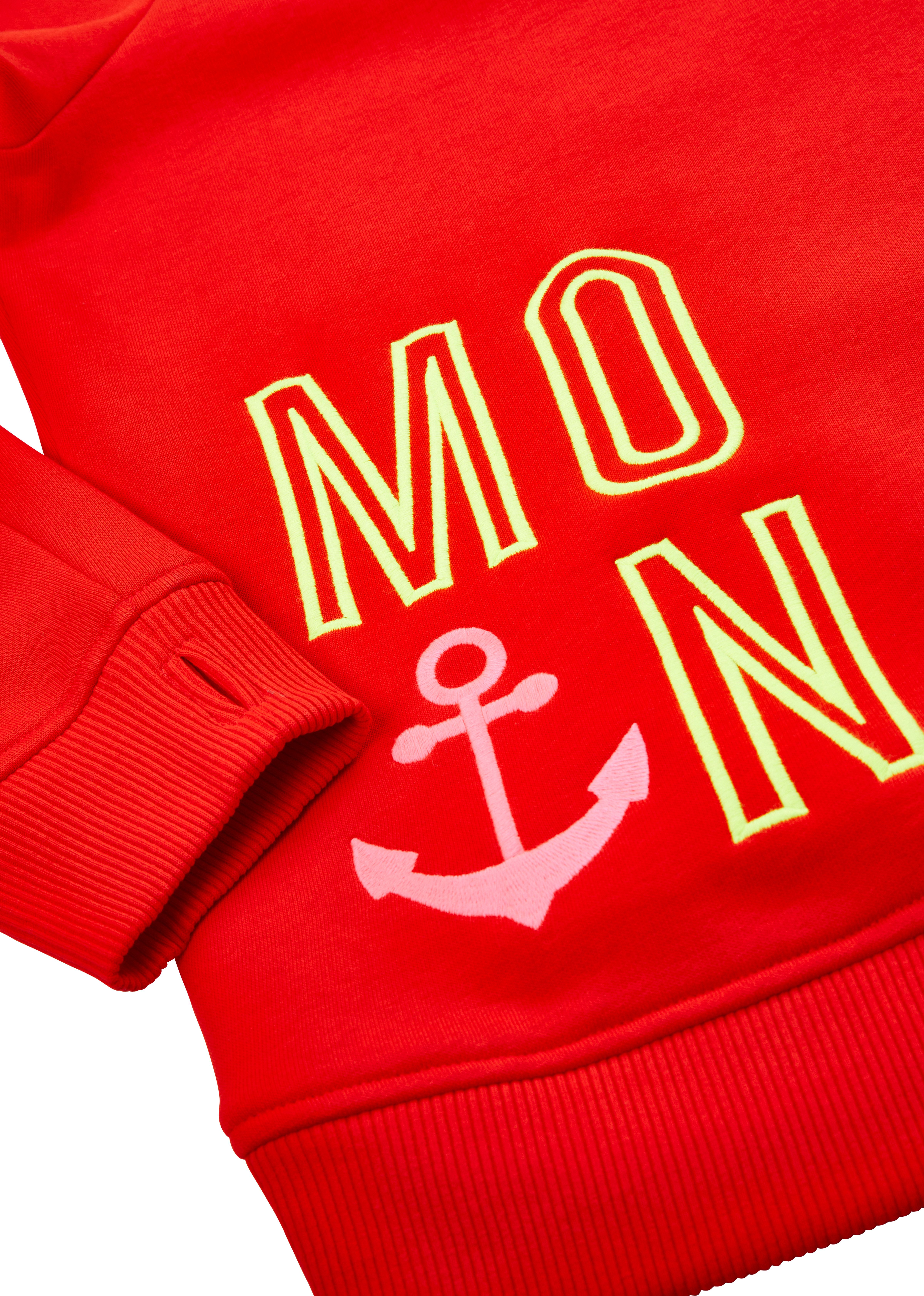 Zwillingsherz Hoodie Limited Edition met capuchon, geborduurd "moin" en ankerontwerp, exclusief bij otto