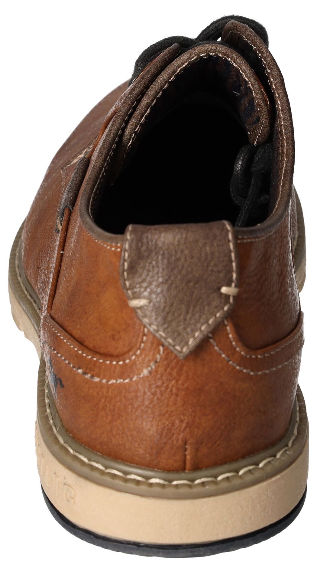 Mustang Shoes Veterschoenen , vrijetijdsschoen, lage schoen, veterschoen met logo-opdruk