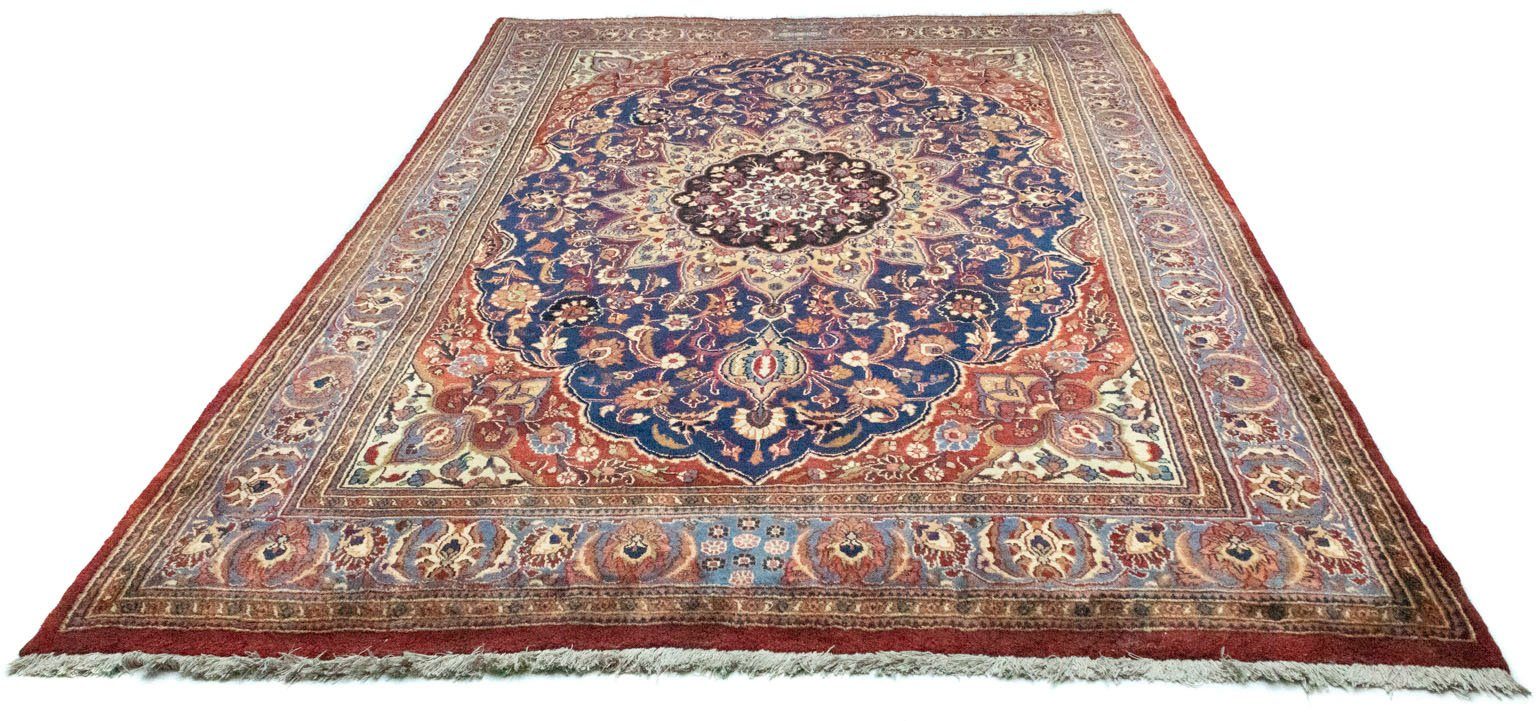 morgenland Wollen kleed Moud Teppich handgeknüpft blau-Perserteppich - Classic - 319 x 203 cm - blau