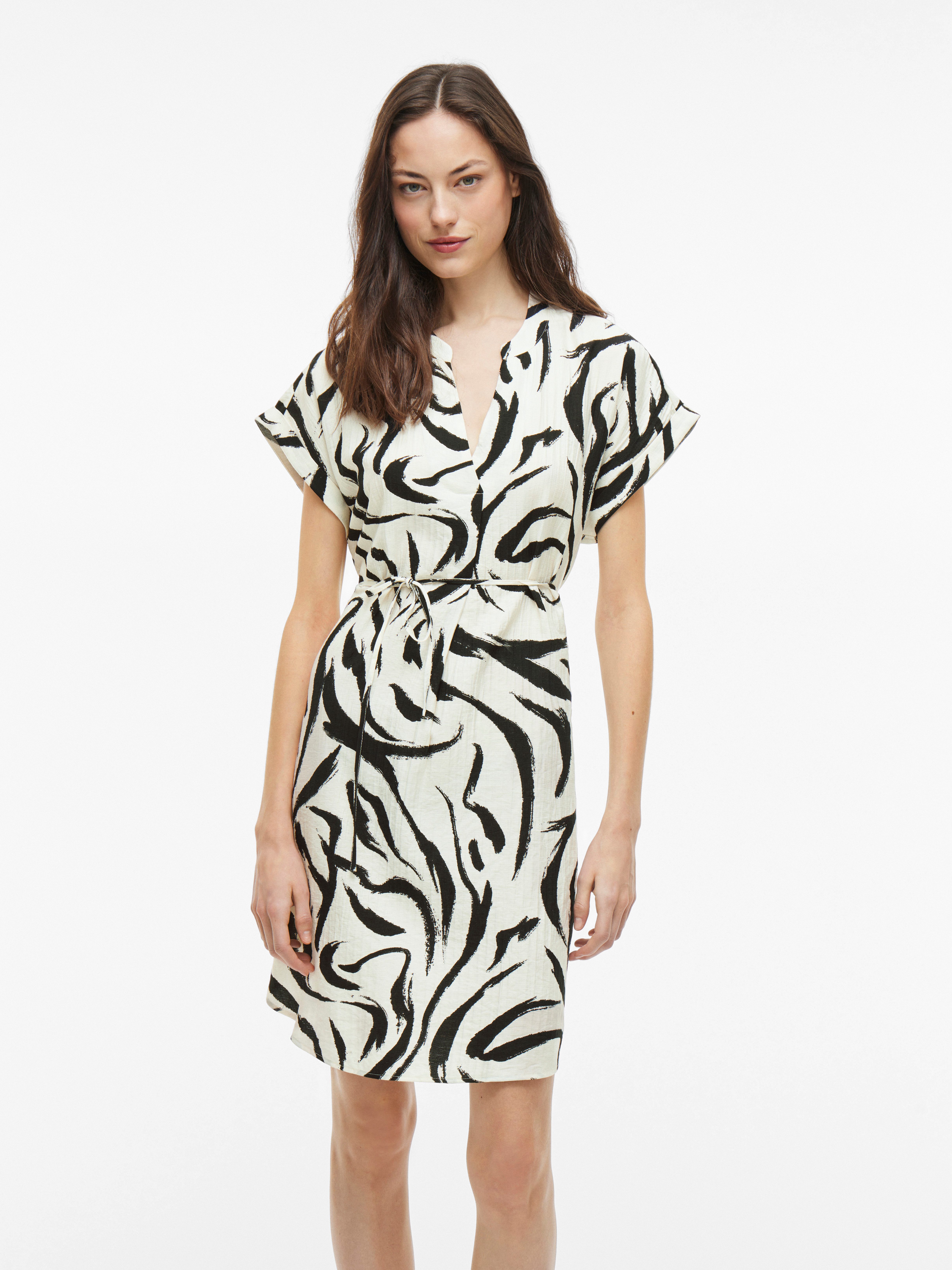 Vila Mini-jurk VICLO S/S SHORT DRESS - NOOS
