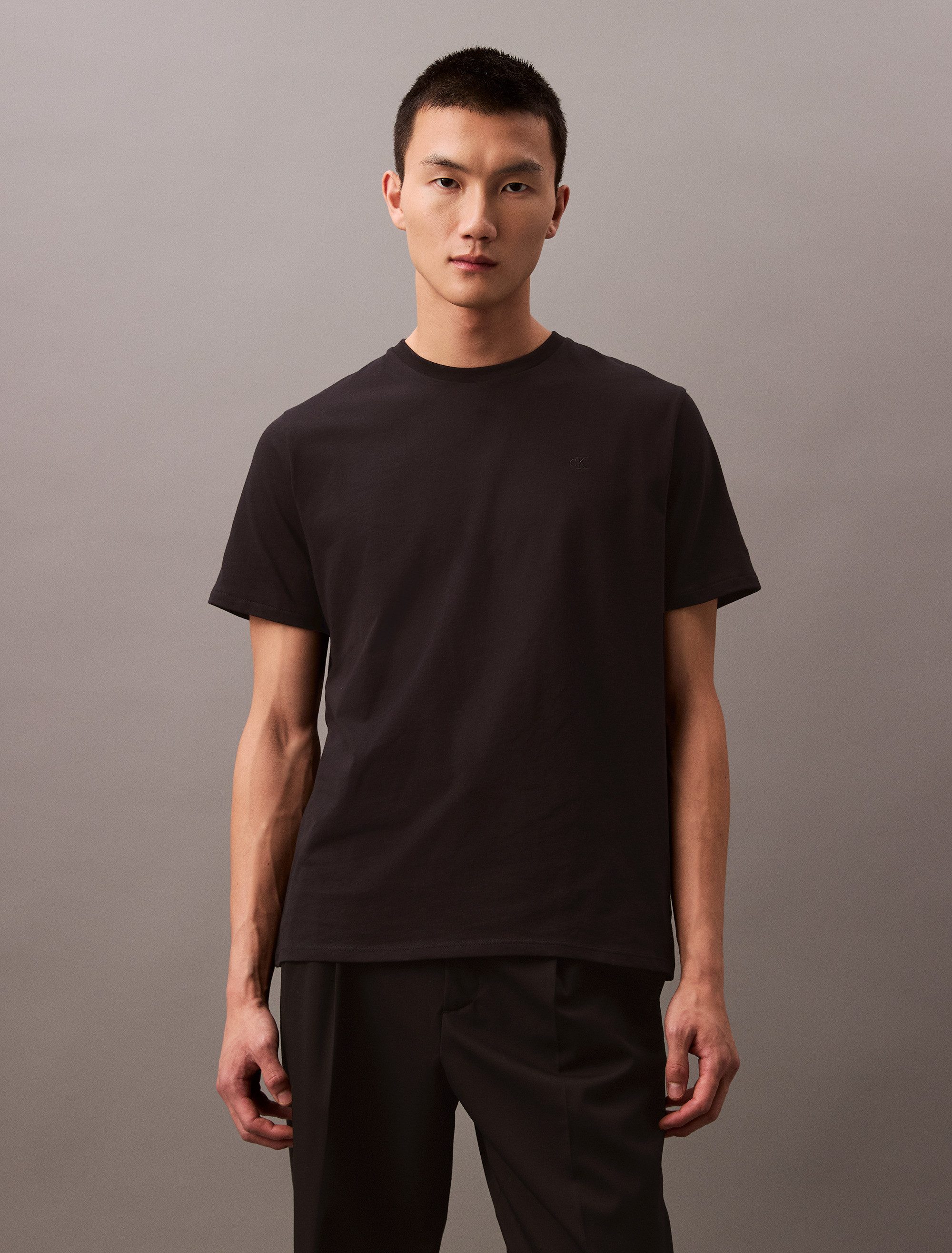 Calvin Klein T-shirt SS SMOOTH CTTN SOLID CREWNK TEE