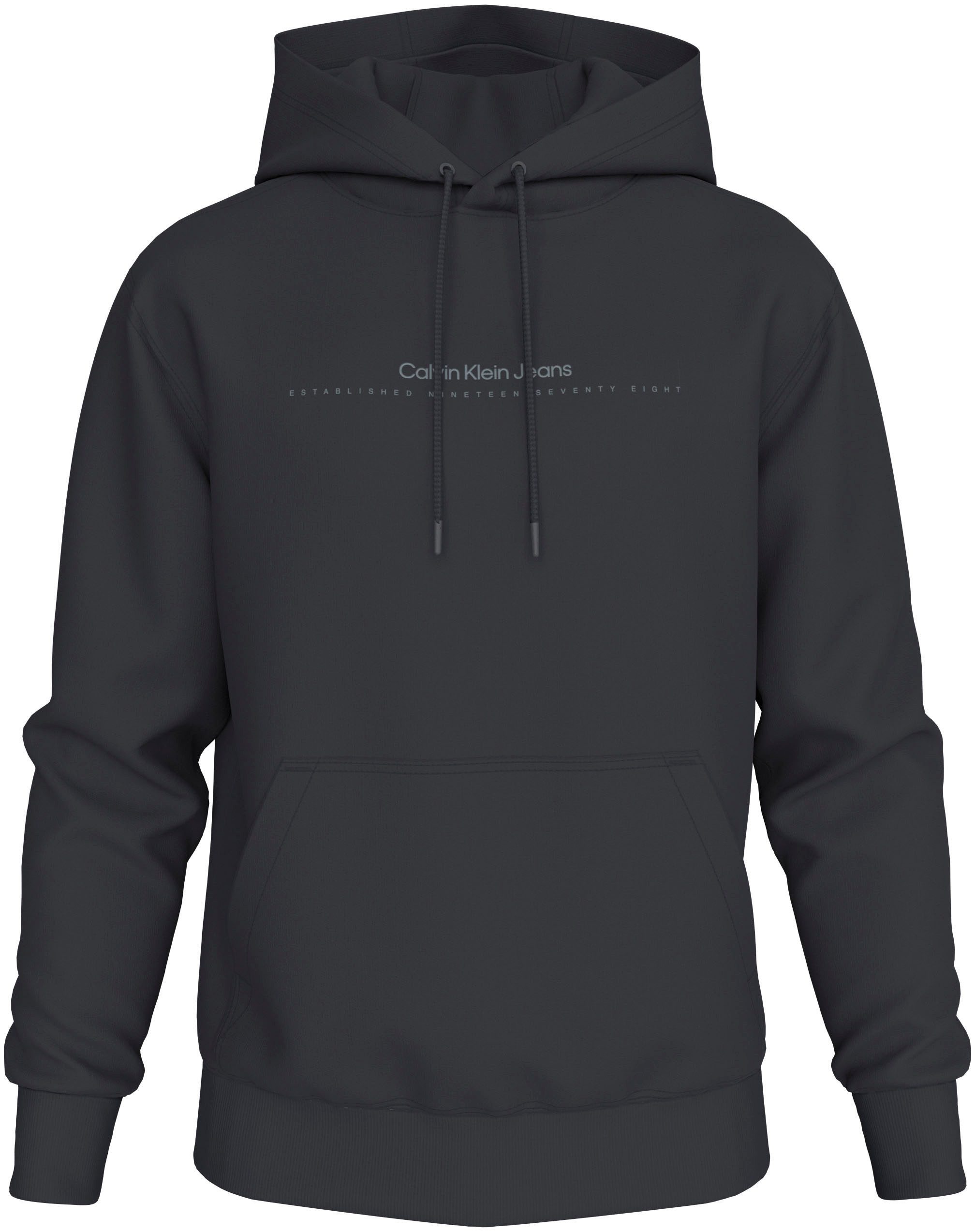 Calvin Klein Sweatshirt MINIMAL LOGO HOODIE Kangoeroezak, logoprint
