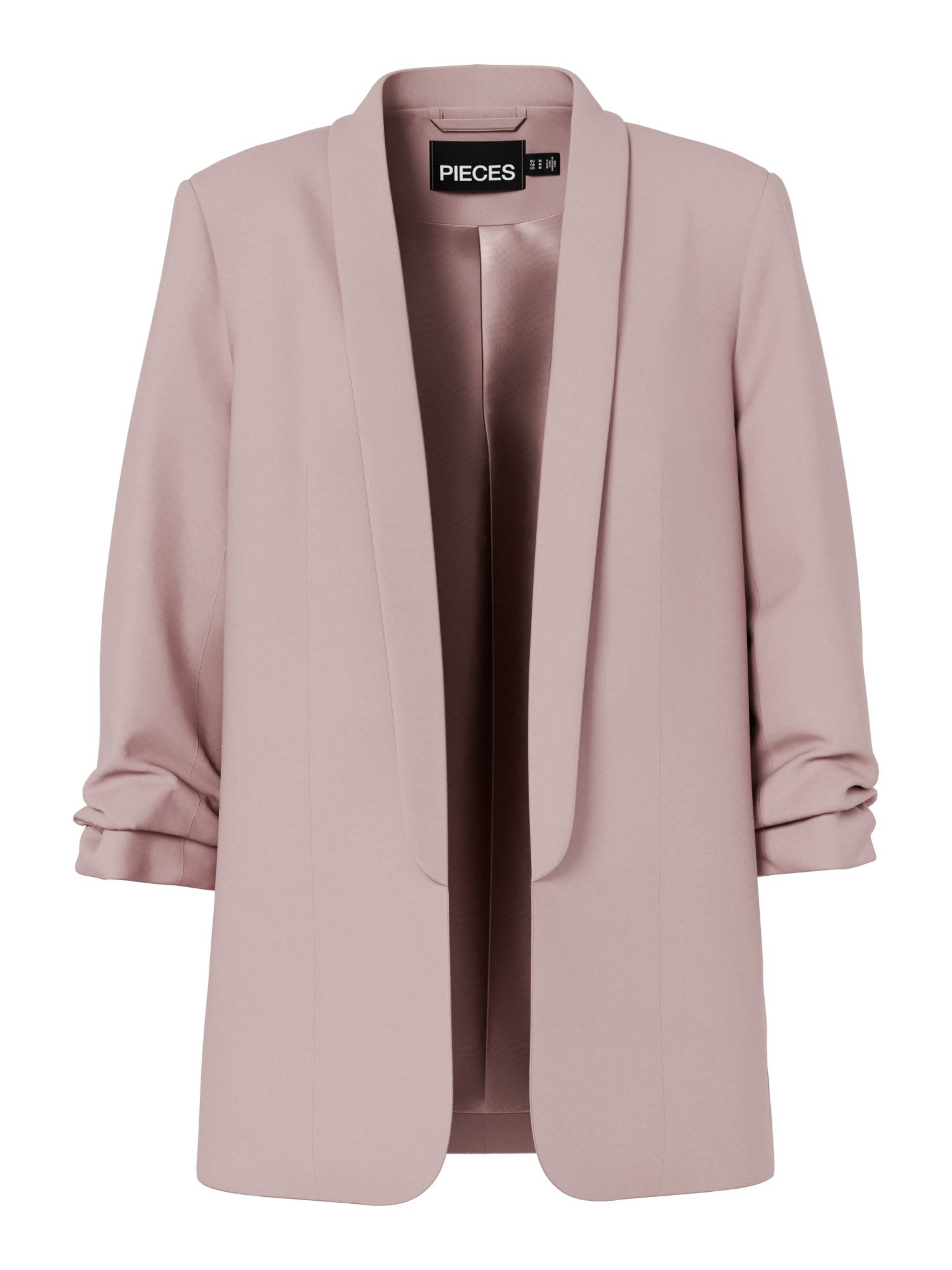 pieces Blouseblazer PCBOSELLA 3/4 BLAZER NOOS met plooidetail op de mouw