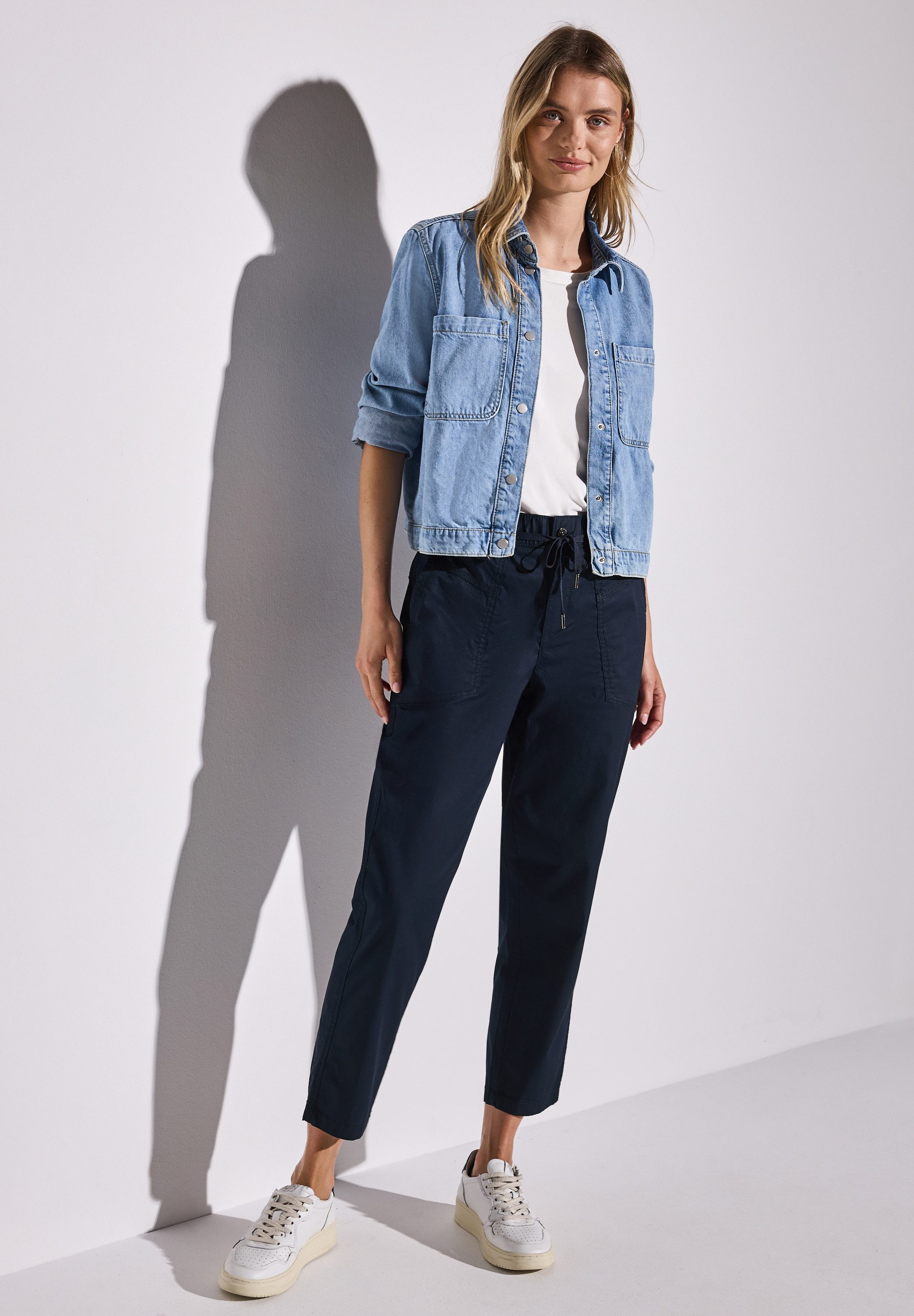 STREET ONE Stoffen broek Style Bonny in cargo-look