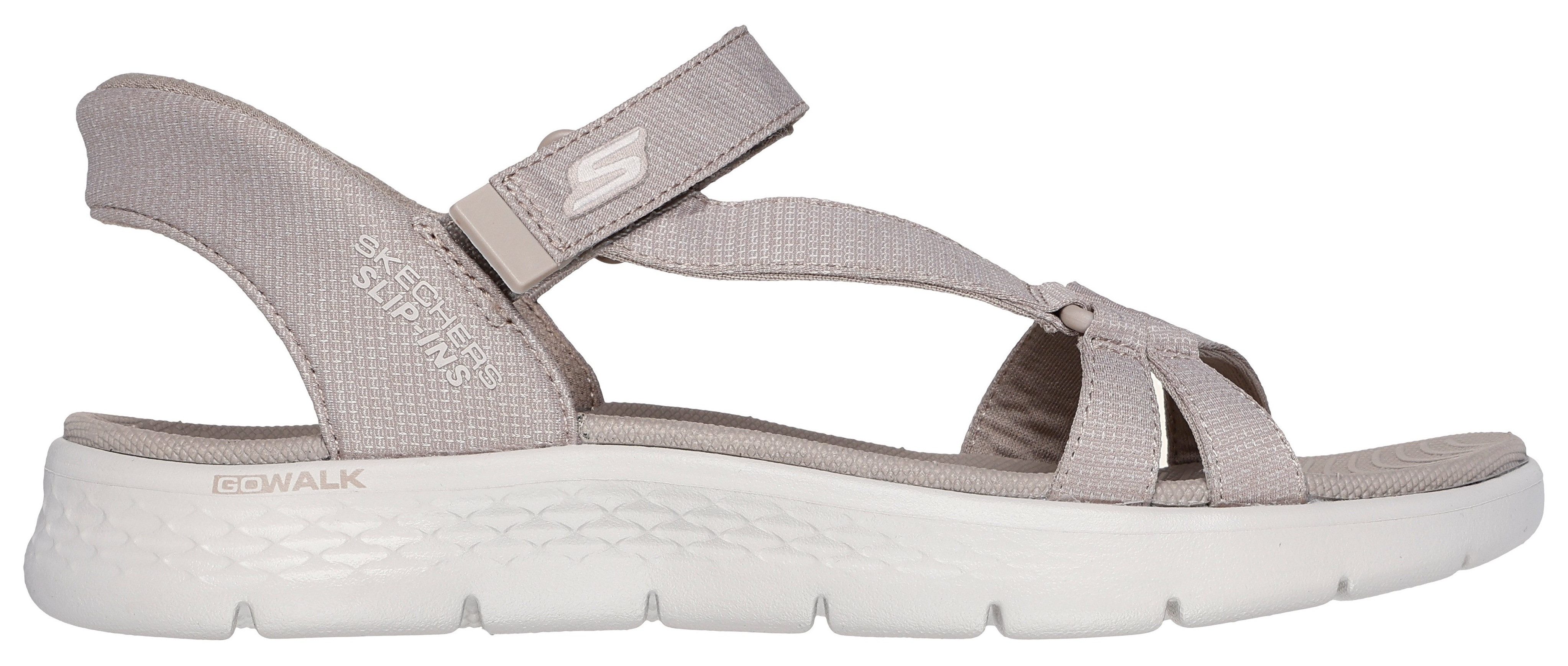 Skechers Sandalen GO WALK FLEX SANDAL-ILLUMINATE , sandalette, trekking sandaal met gogo mat voetbed