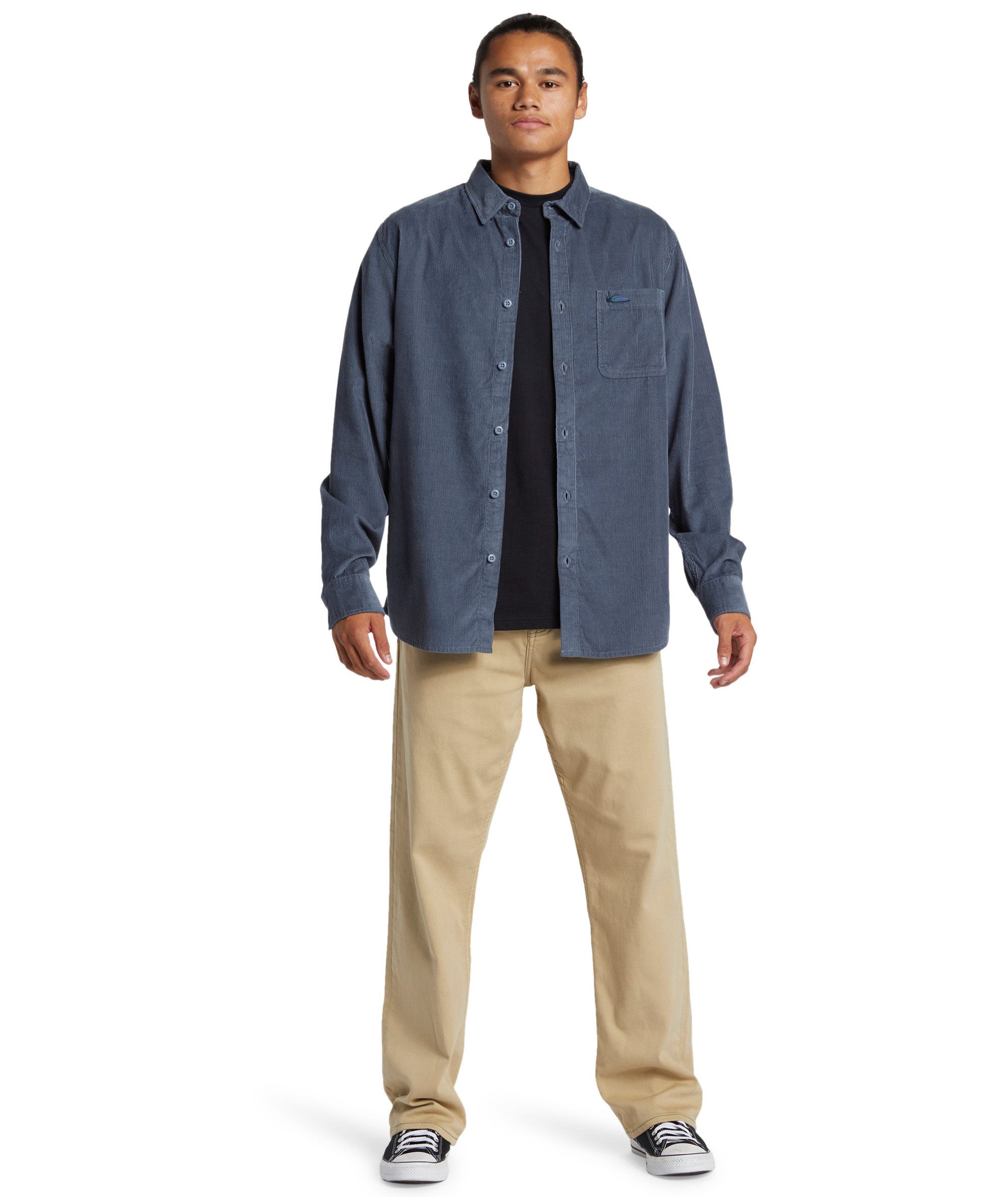Quiksilver Overhemd met lange mouwen SMOKE TRAIL CORD