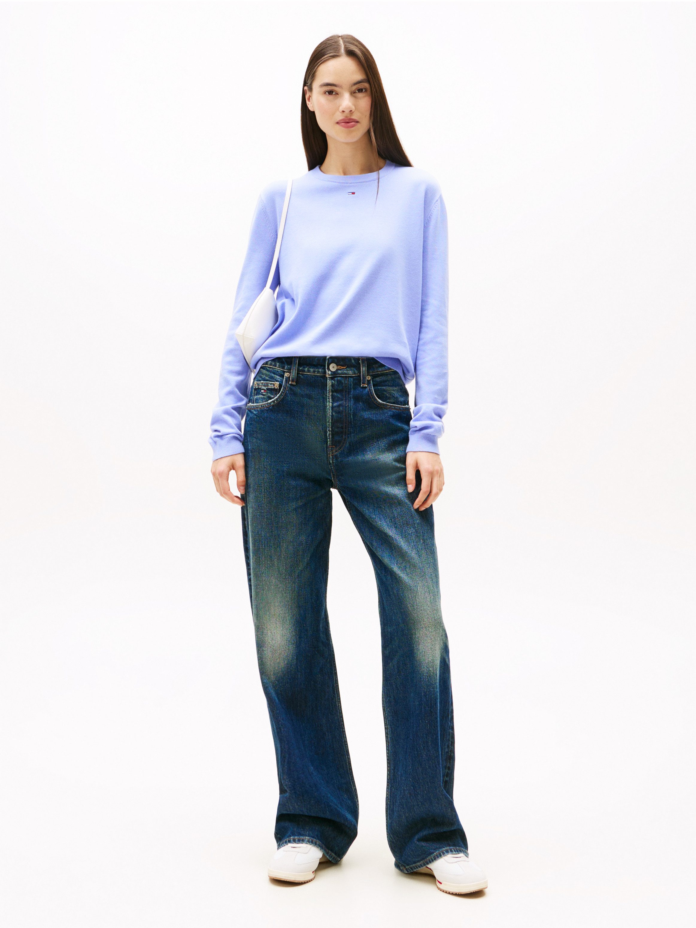TOMMY JEANS Gebreide trui TJW ESSENTIAL CREW SWEATER EXT