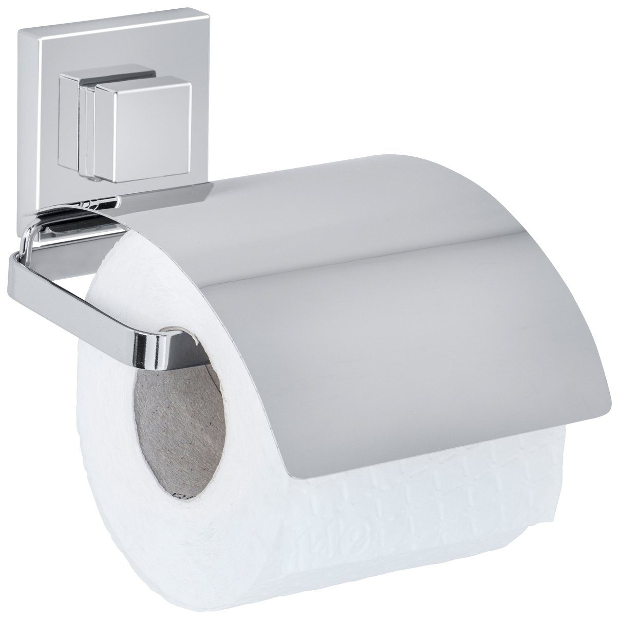 WENKO Toiletrolhouder Vacuum-Loc Quadro Bevestigen zonder boren