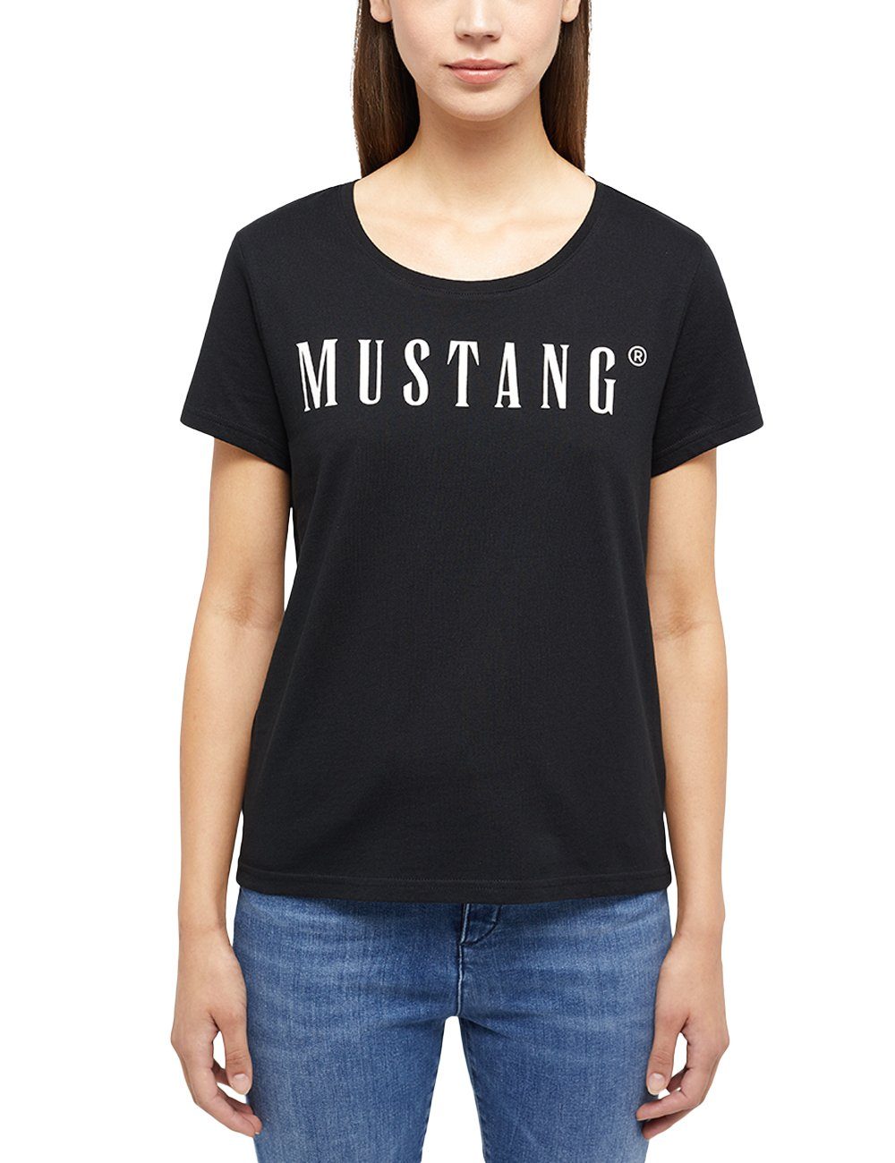 Mustang Shirt met ronde hals Alma