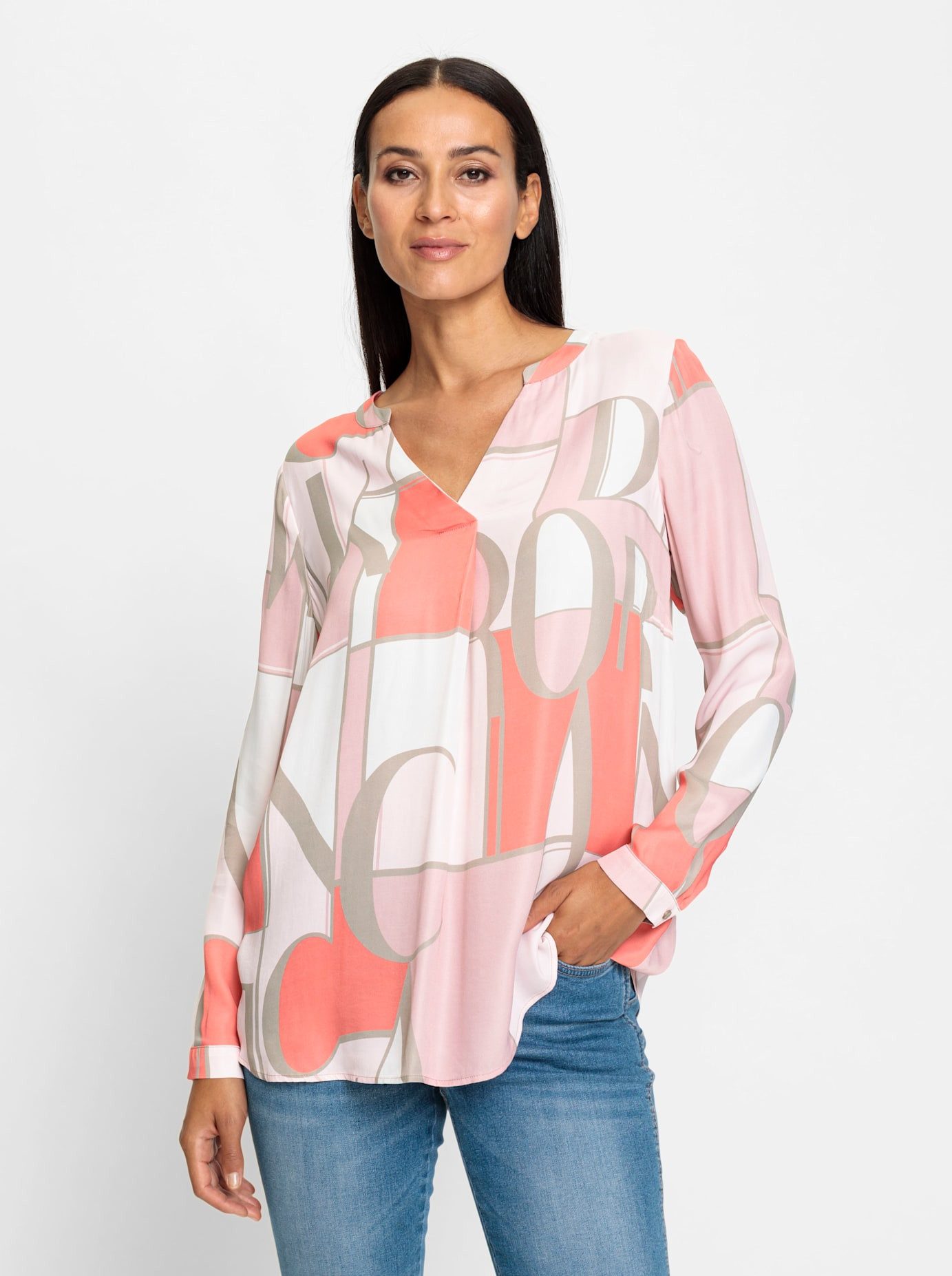 heine Blouse met lange mouwen