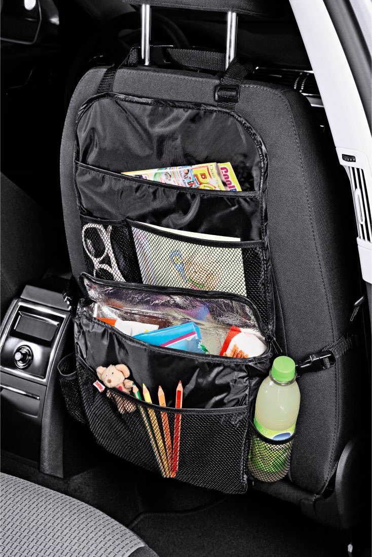Hama Auto-rugleuningtas Auto-organizer met geïsoleerd vak, zwart