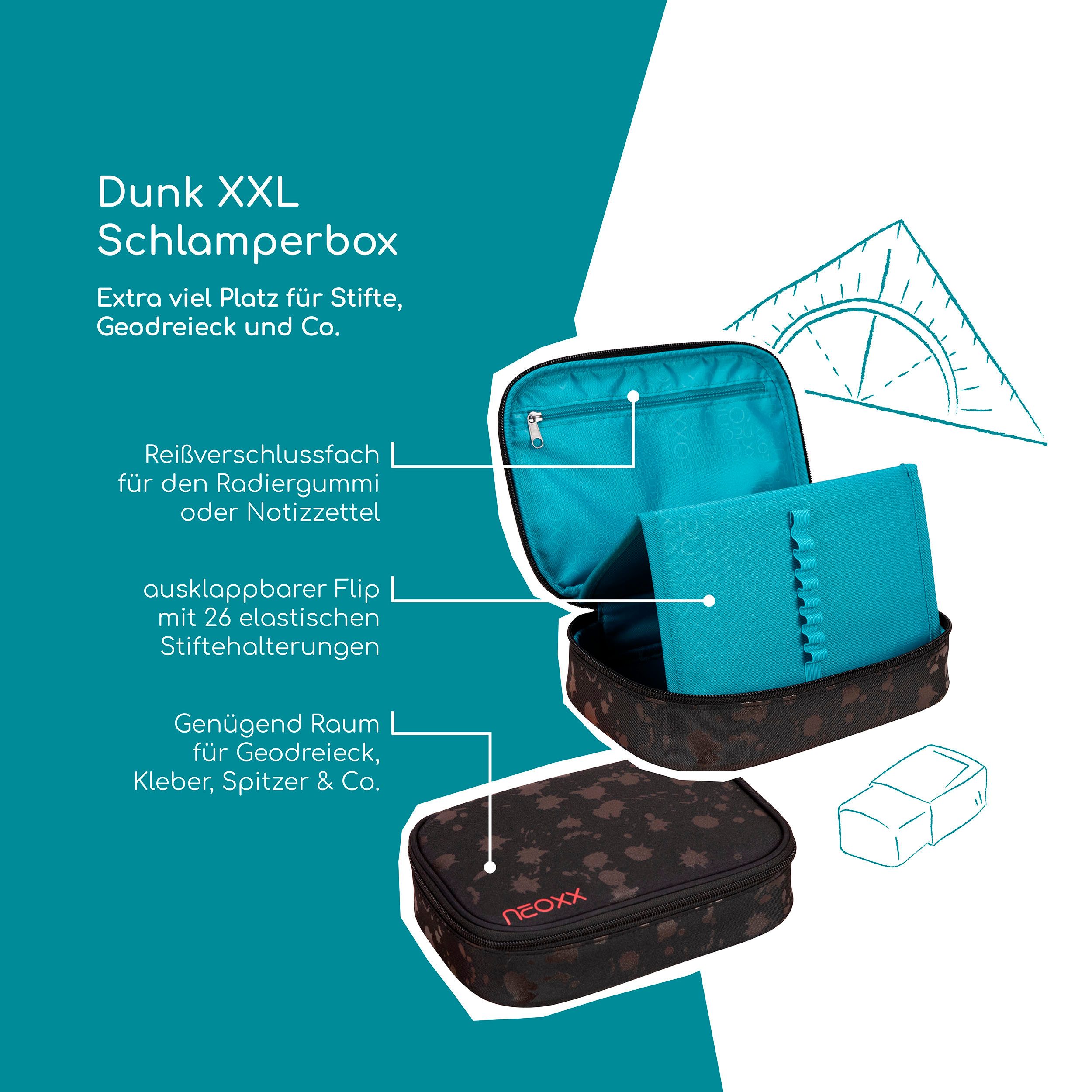 neoxx Etui Dunk, Splash Black