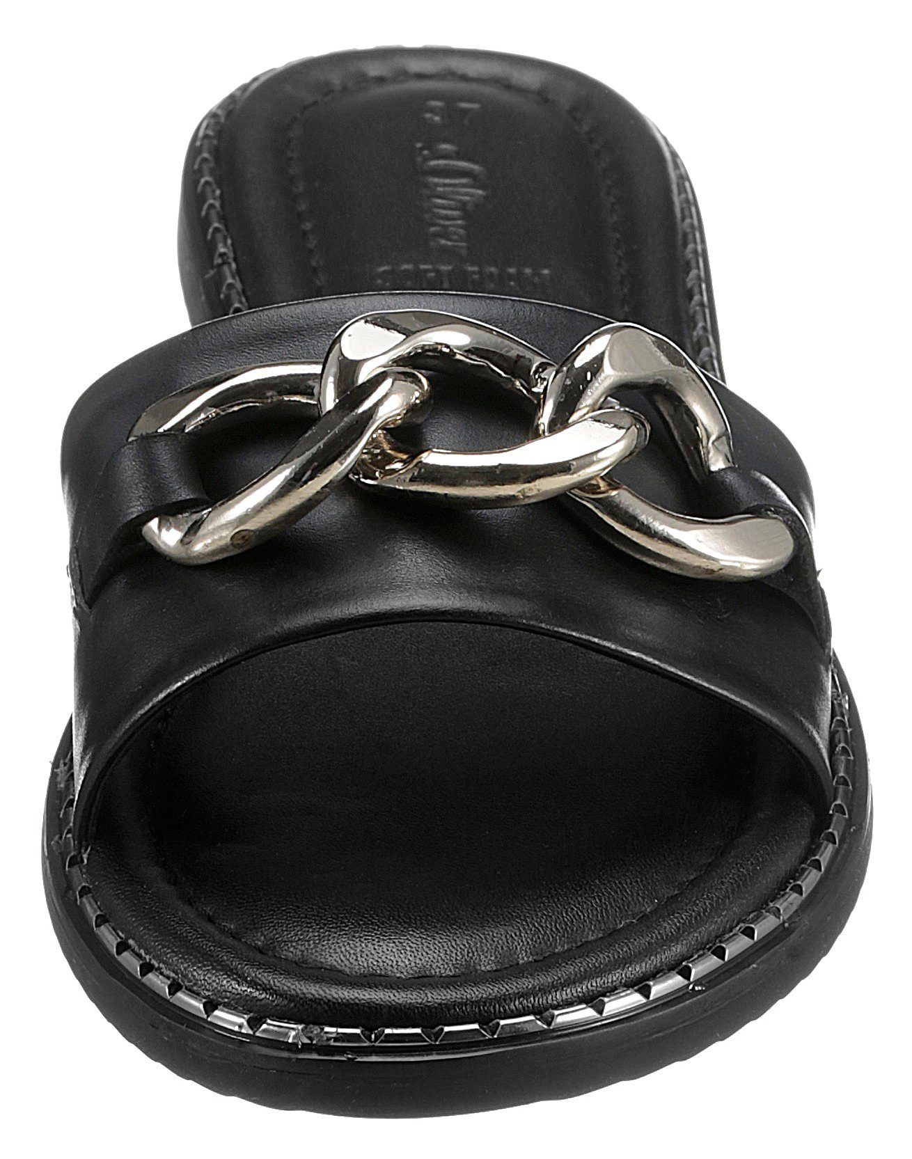 s.Oliver Slippers met sierketting