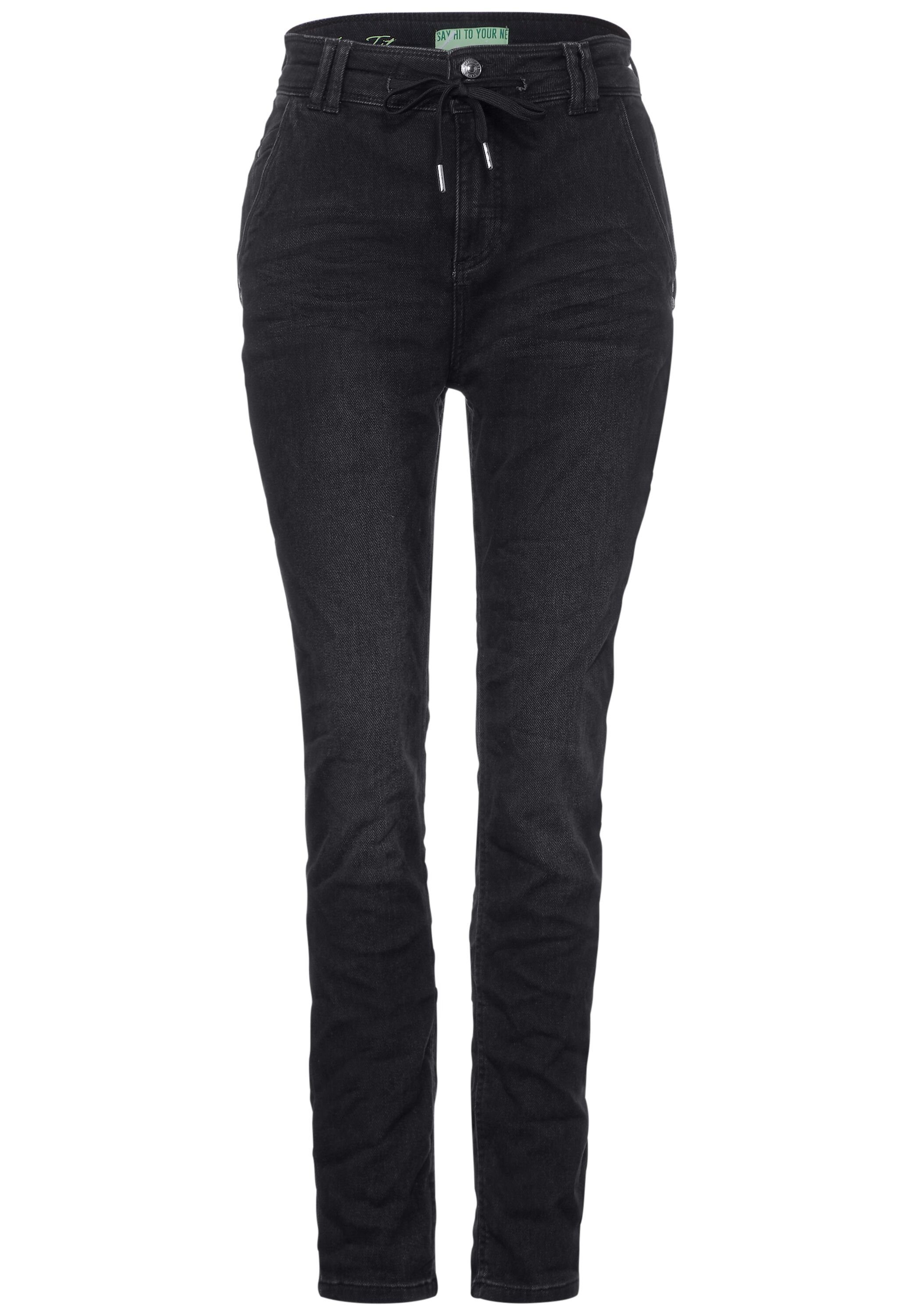 STREET ONE Loose fit jeans BONNY met koord