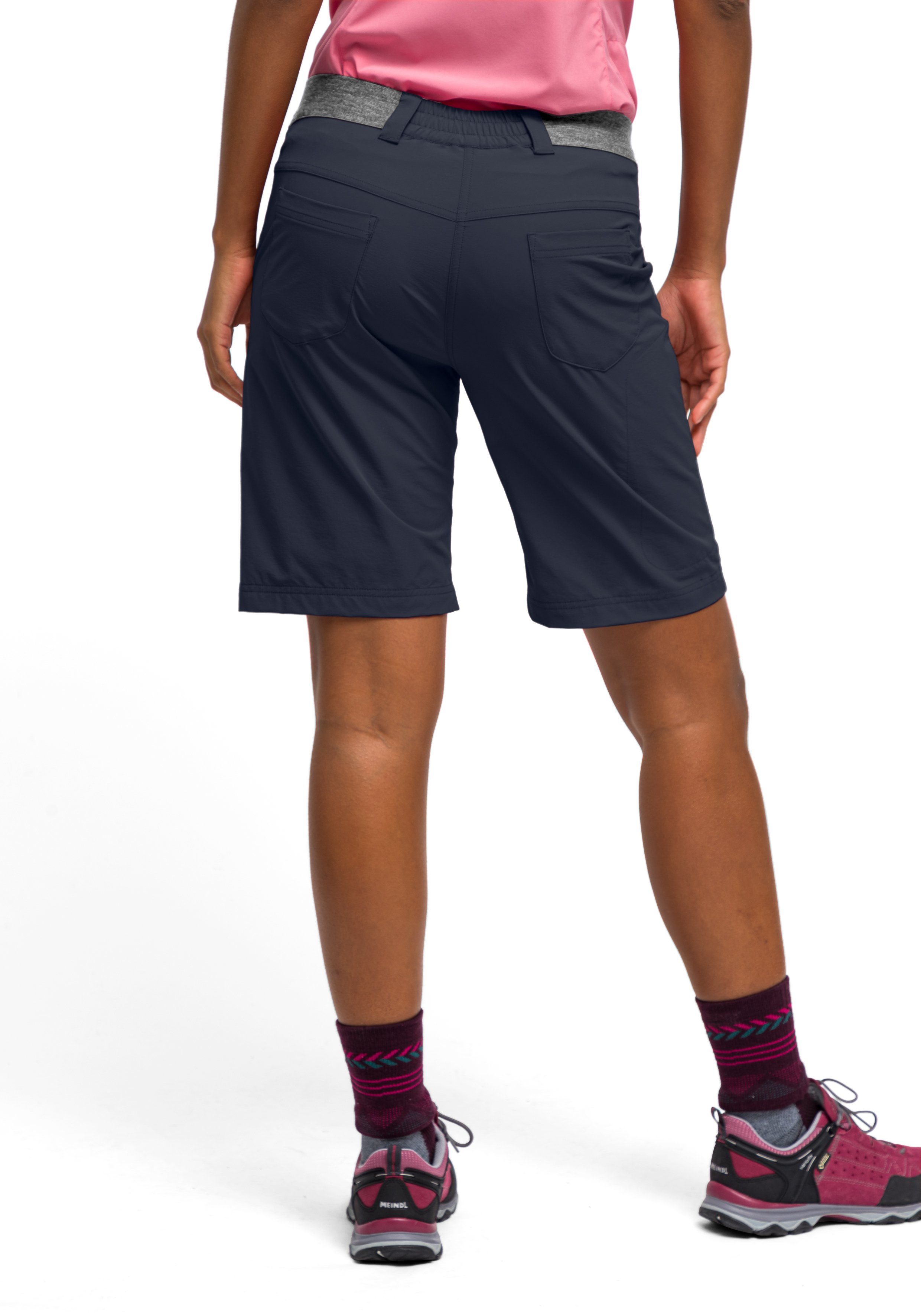 Maier Sports Functionele short Norit Short W Dames shorts, korte outdoor-broek, bermuda met 5 zakken, regular fit