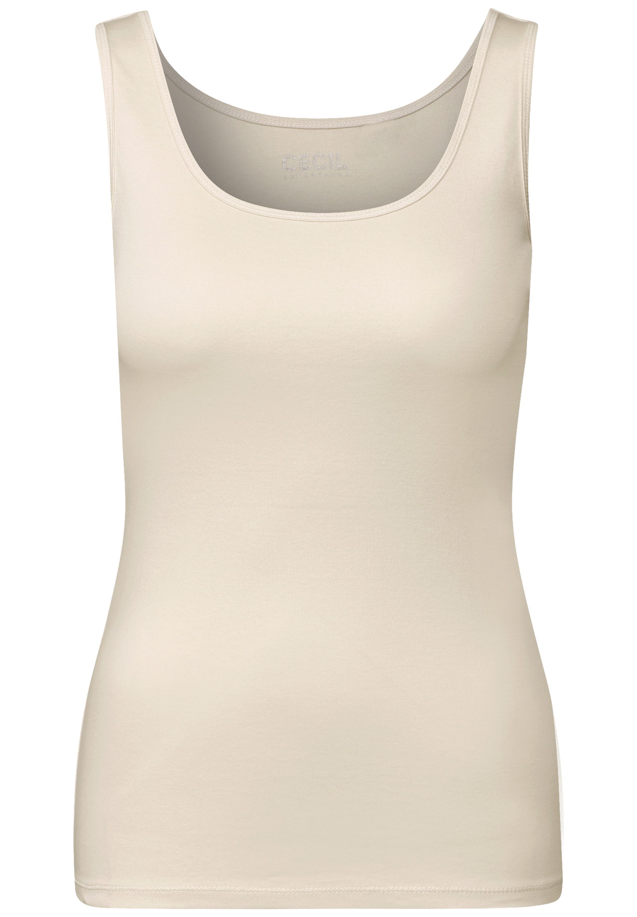 Cecil Top Stijl Linda met diepe ronde hals