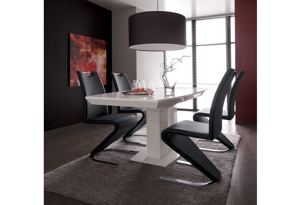 MCA furniture Vrijdragende stoel Amado, TOPSELLER! set van 2, 4 en 6 stuks, stoel belastbaar tot 120 kg (set)