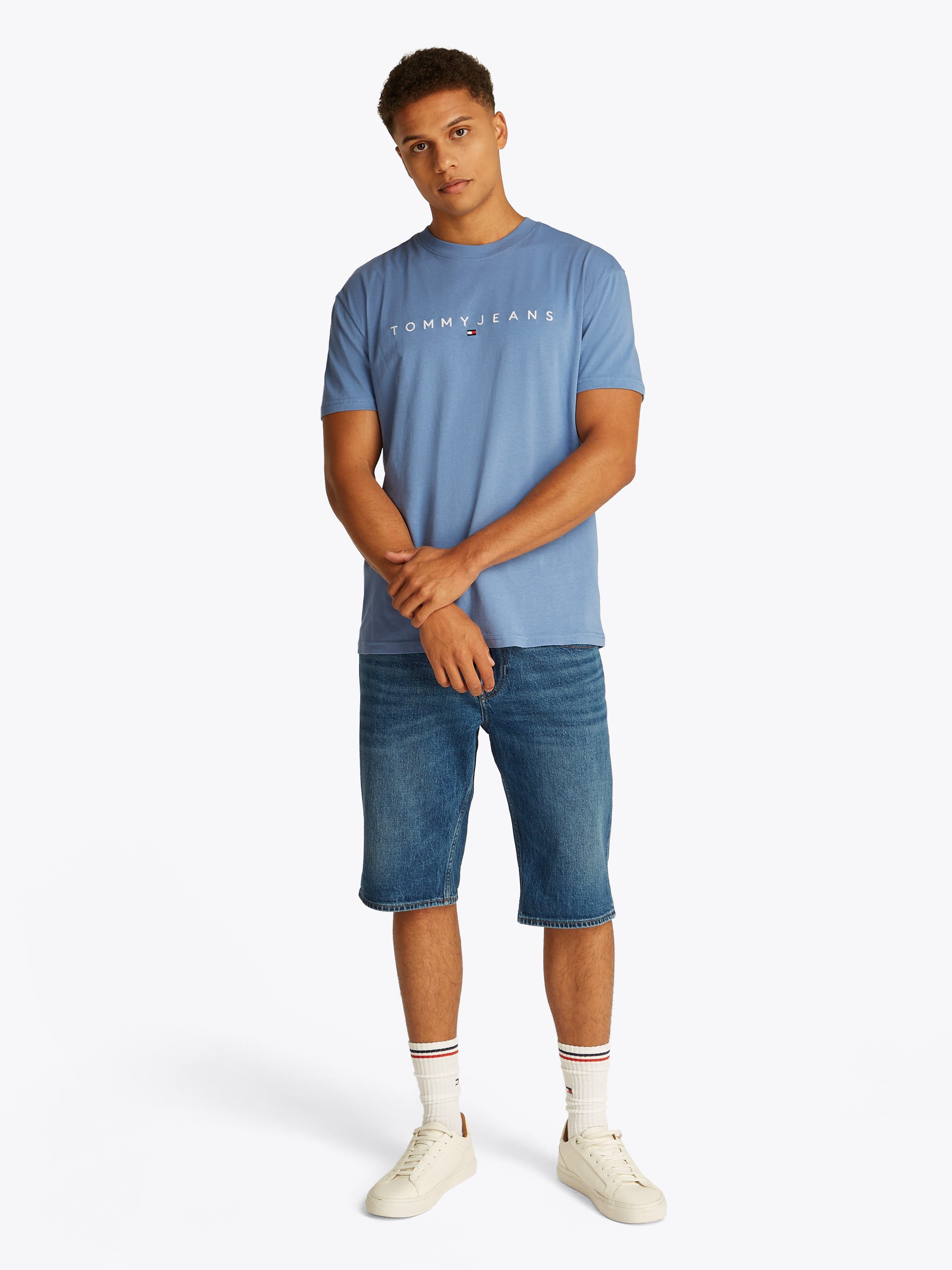 TOMMY JEANS T-shirt TJM REG LINEAR LOGO TEE EXT
