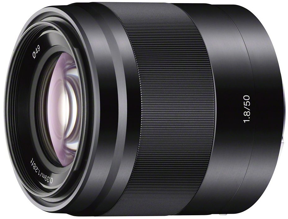 Sony Objectief SEL-50F18 E-Mount standaard vaste brandpuntsafstand