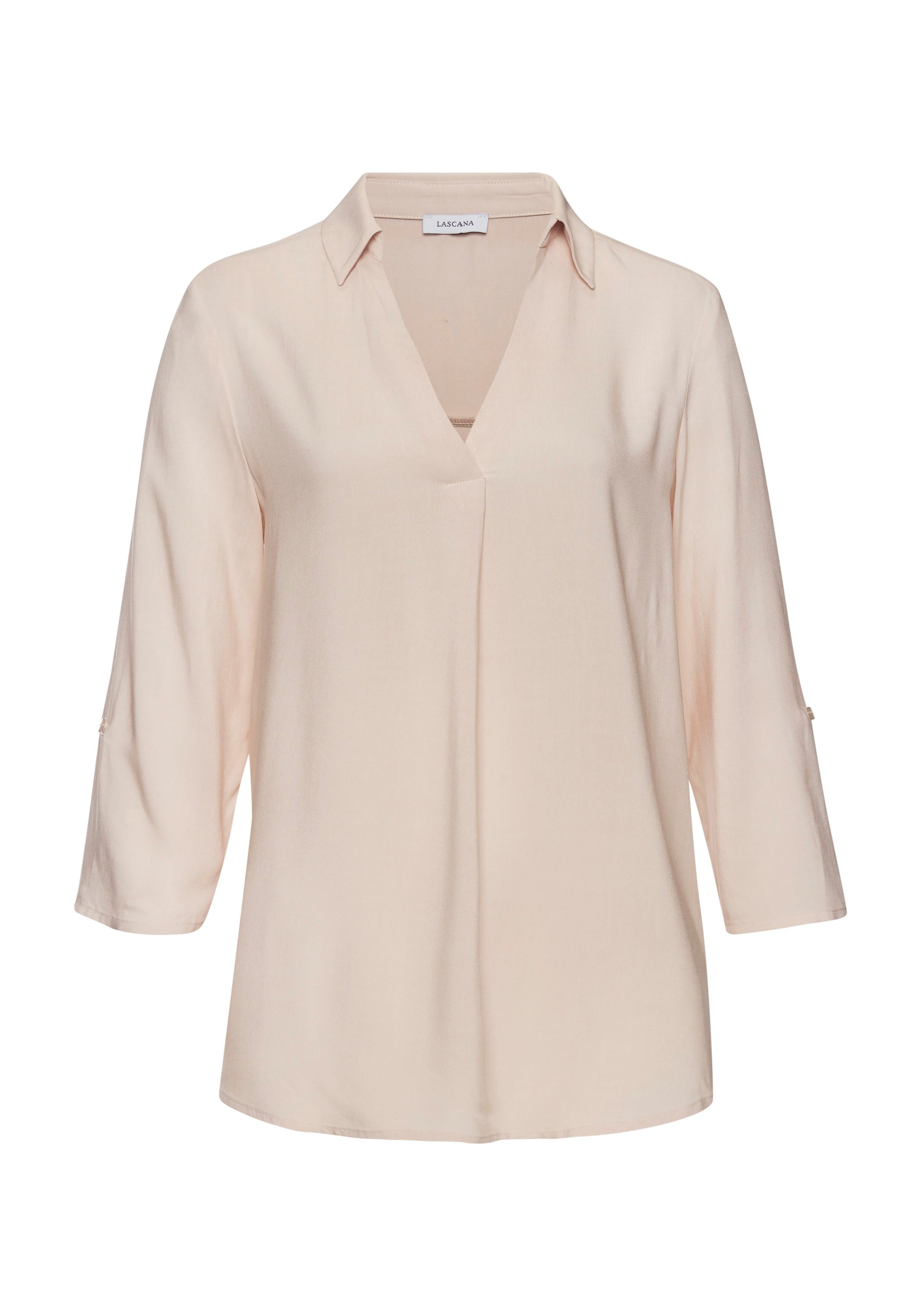 Lascana Blouse zonder sluiting met 3 4-mouwen elegante damesblouse