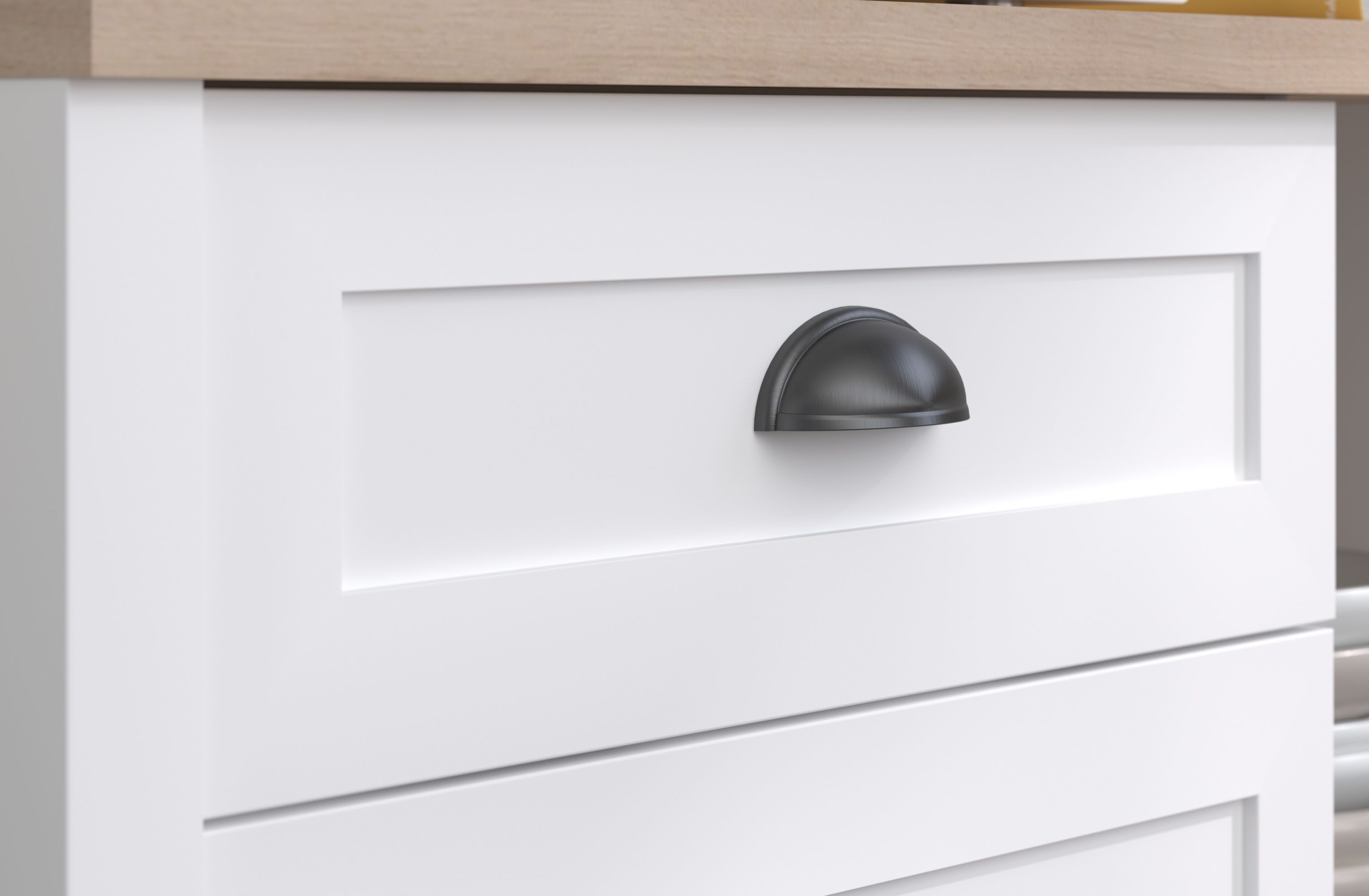 Parisot Kastenset Cottage 1 Veel opbergruimte, flessenrek, metalen handgrepen, MDF, melamine gecoat (set, 2-delig)