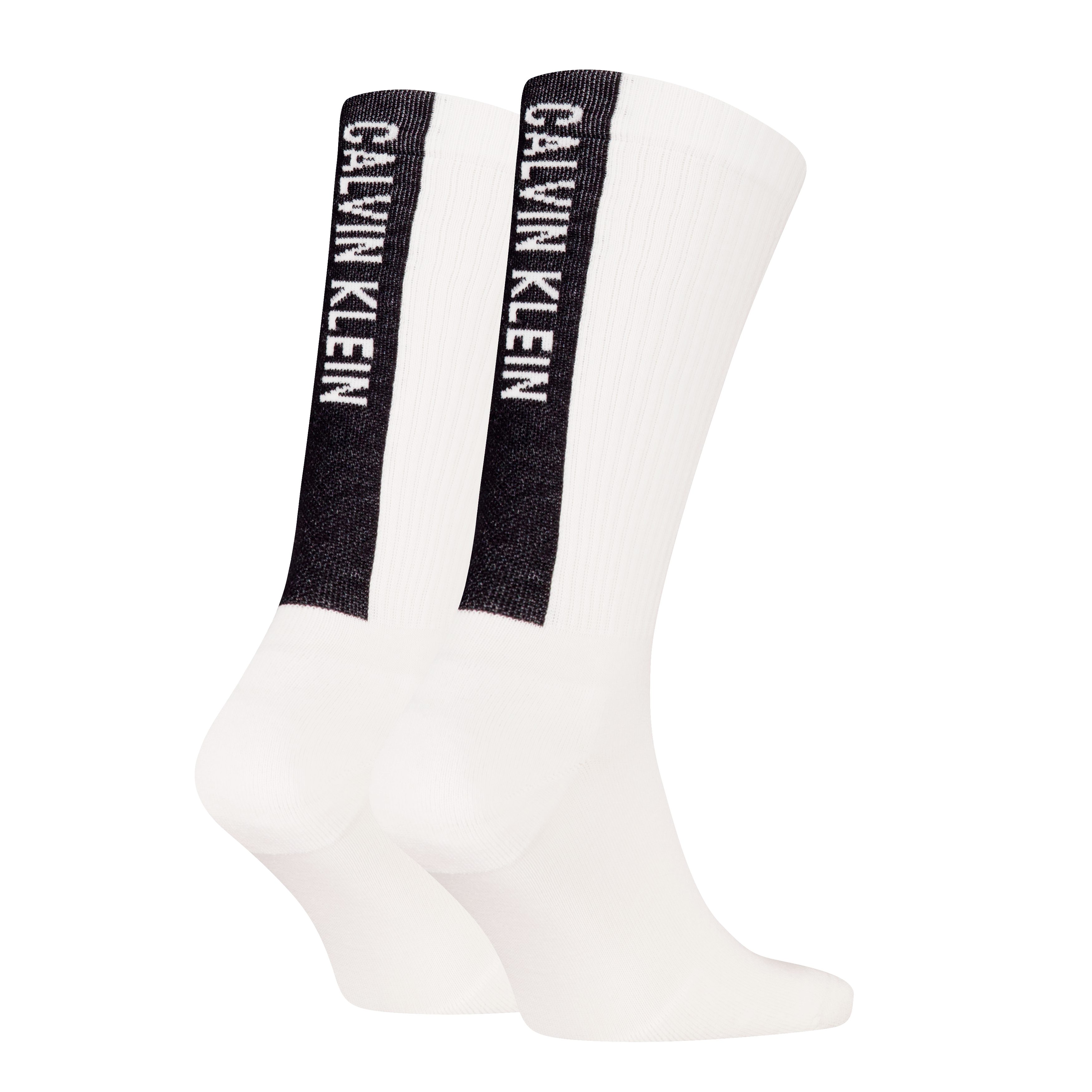 Calvin Klein Jeans Sokken CKJ MEN SOCK 2P BACK LOGO (Set van 2) heren sokken maat - (40/46) wit