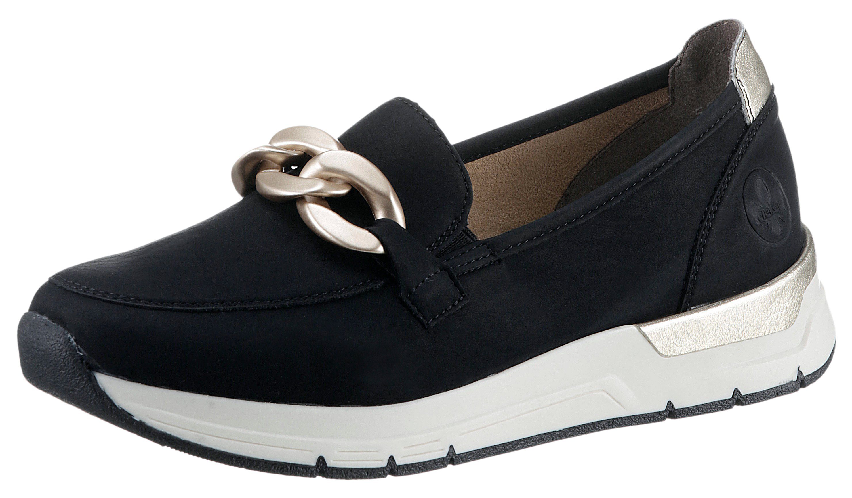 Rieker Slip-on sneakers Slipper, vrijetijdsschoen met verwijderbare binnenzool