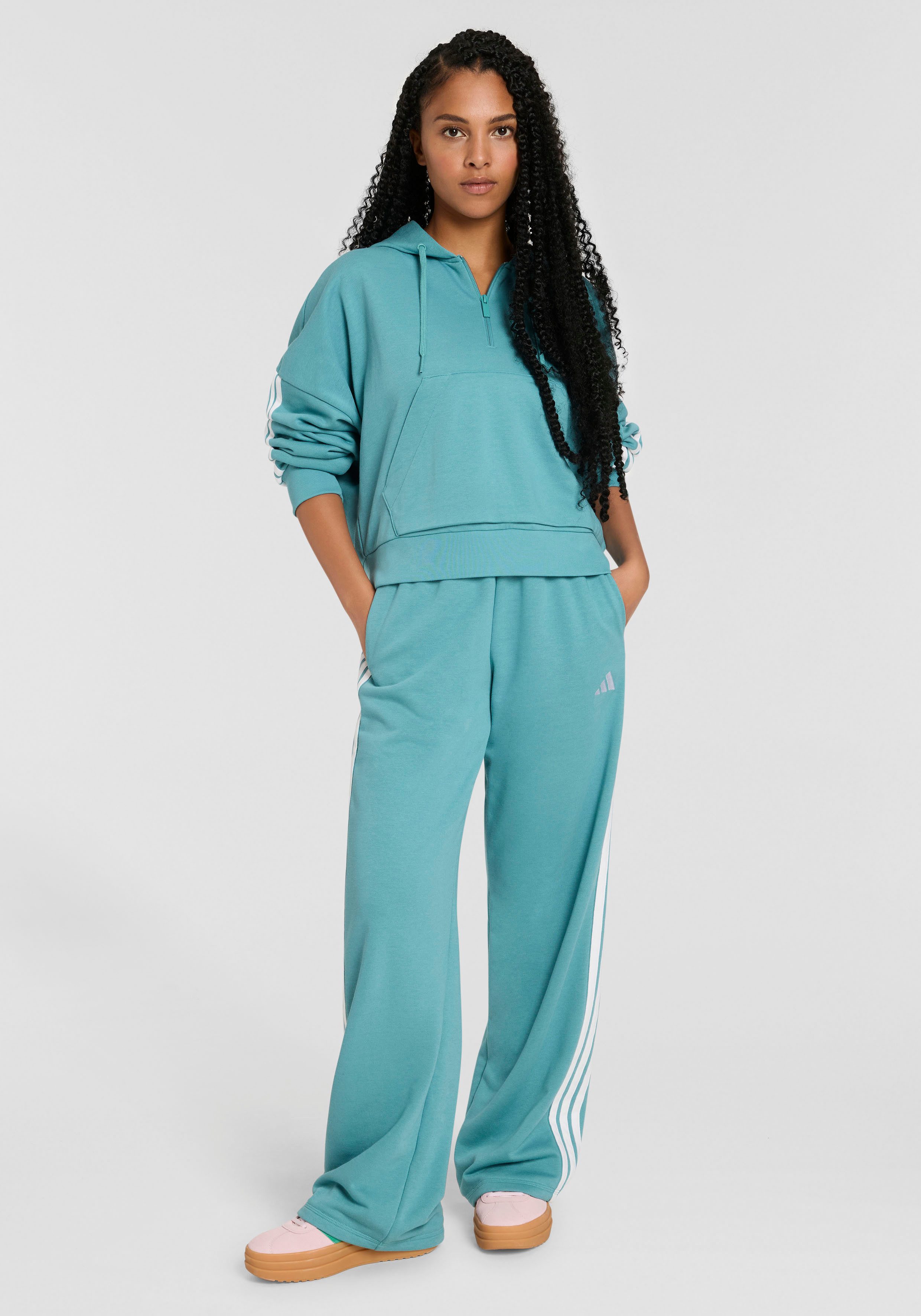adidas Sportswear Sportbroek W 3S FT OH PT (1-delig)