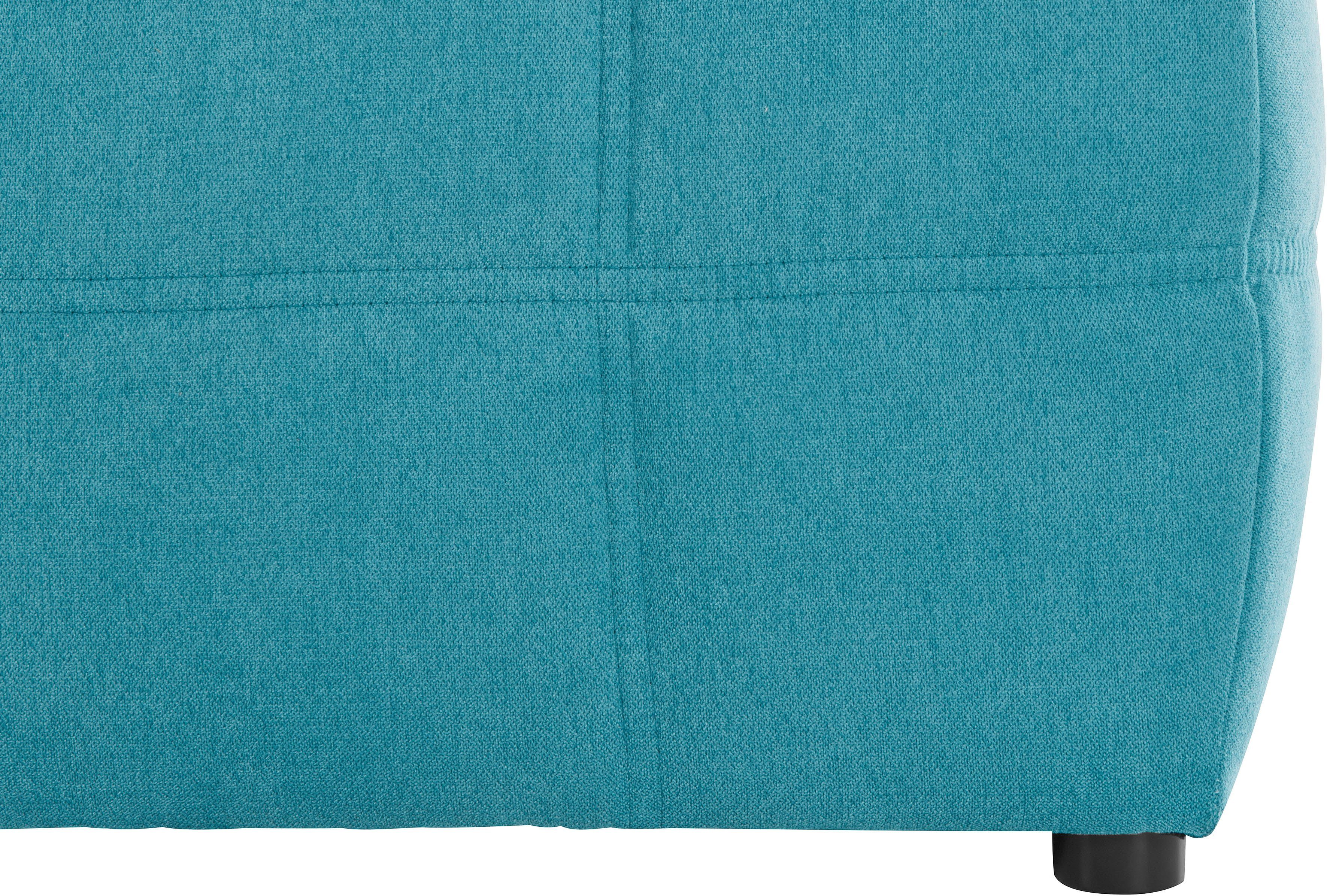 DOMO collection Hoekbank Brandon B/D/H: 289/177/80 cm, keuze met zitdiepteverstelling, L-vorm