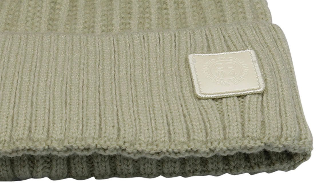 chillouts Gebreide muts Denise Hat met zichtbaar logo-patch