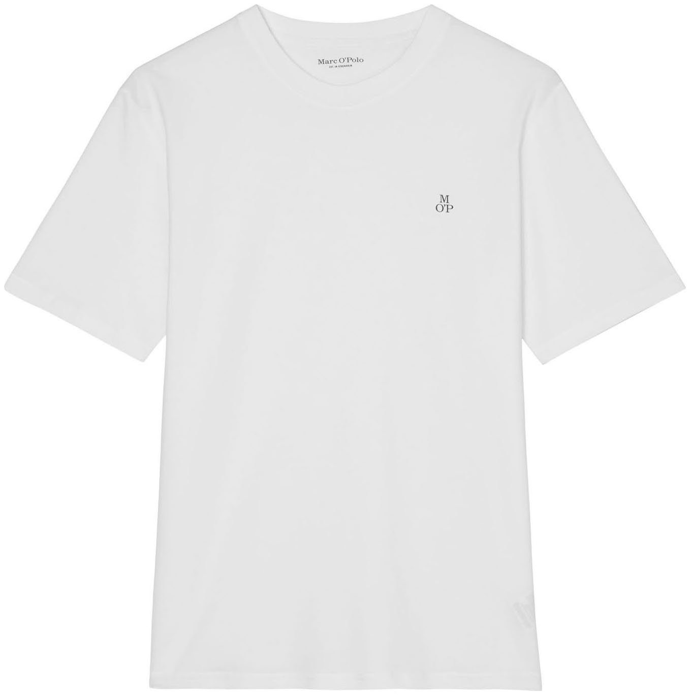 Marc O'Polo T-shirt Logo-T-shirt van bio-katoen